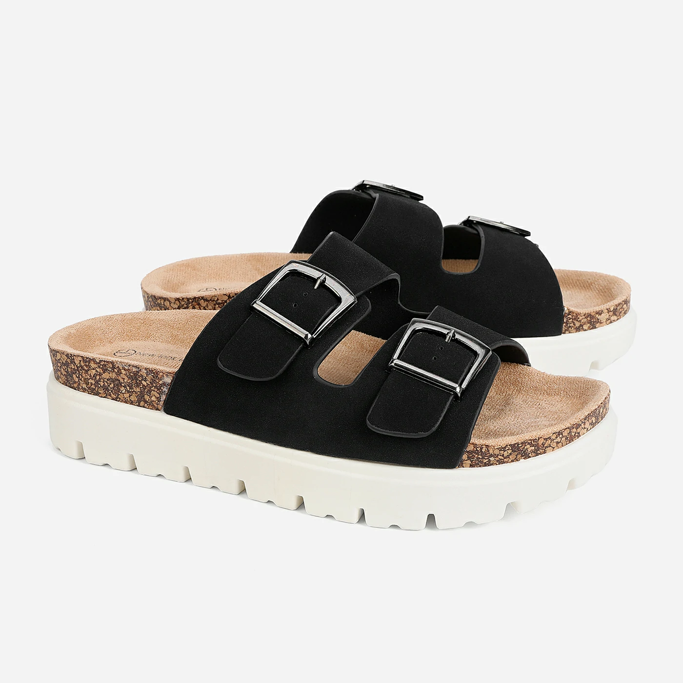 כפכף פלטפורמה שחור 37