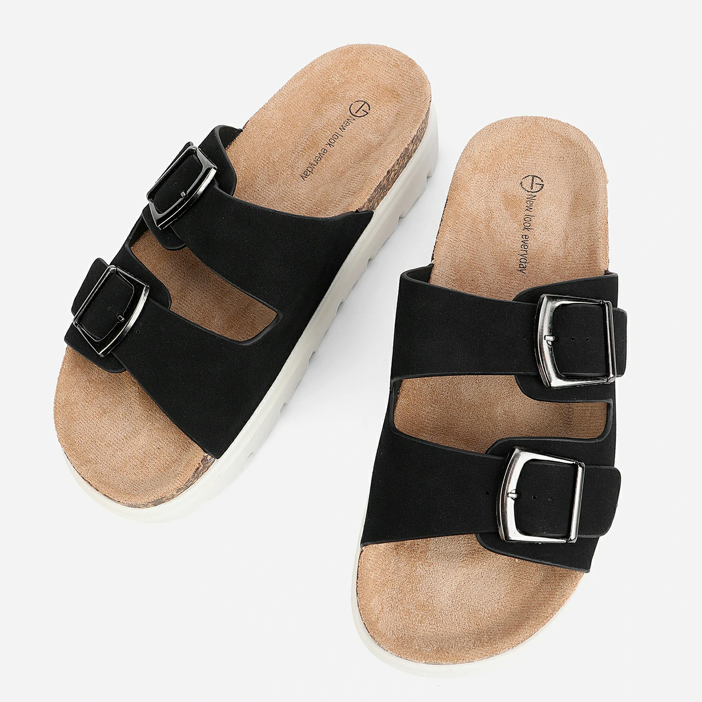 כפכף פלטפורמה שחור 37