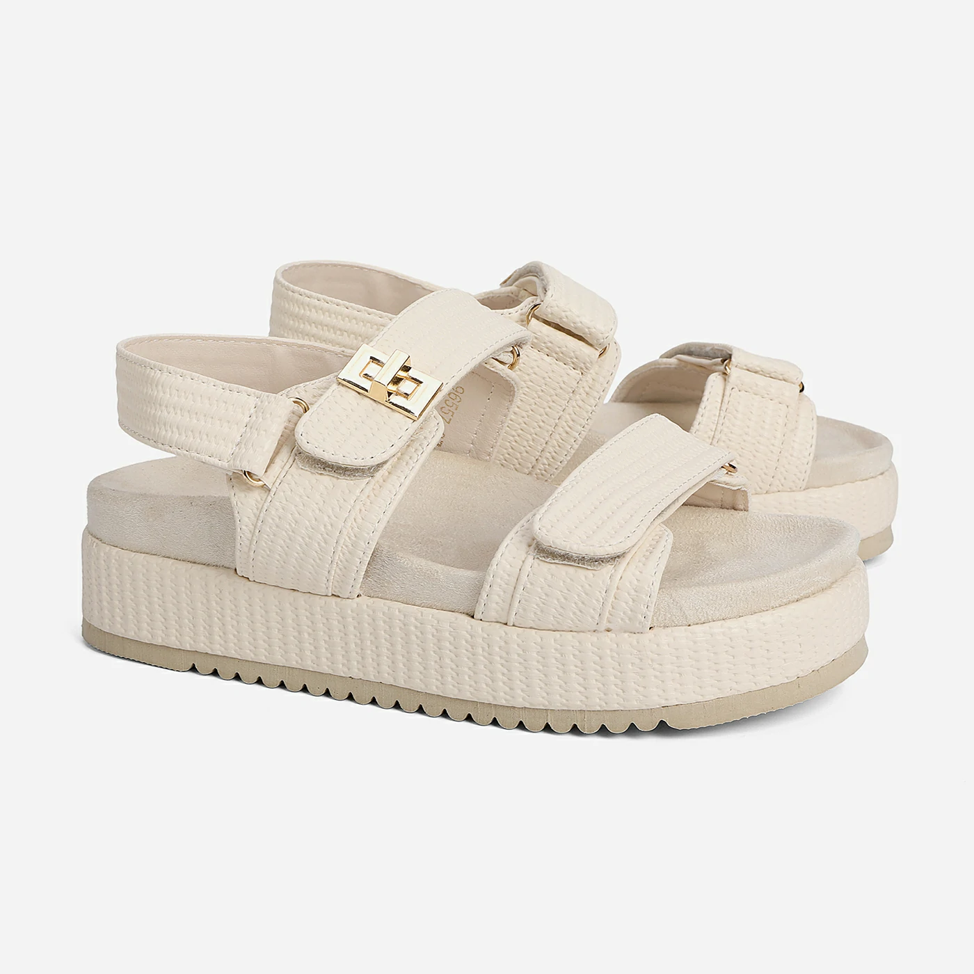 סנדל פלטפורמה בז 36