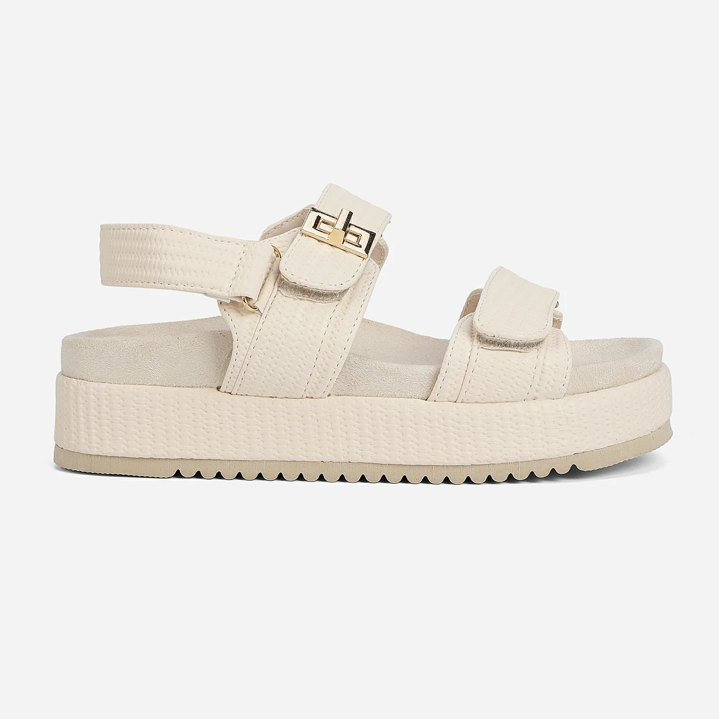 סנדל פלטפורמה בז 36