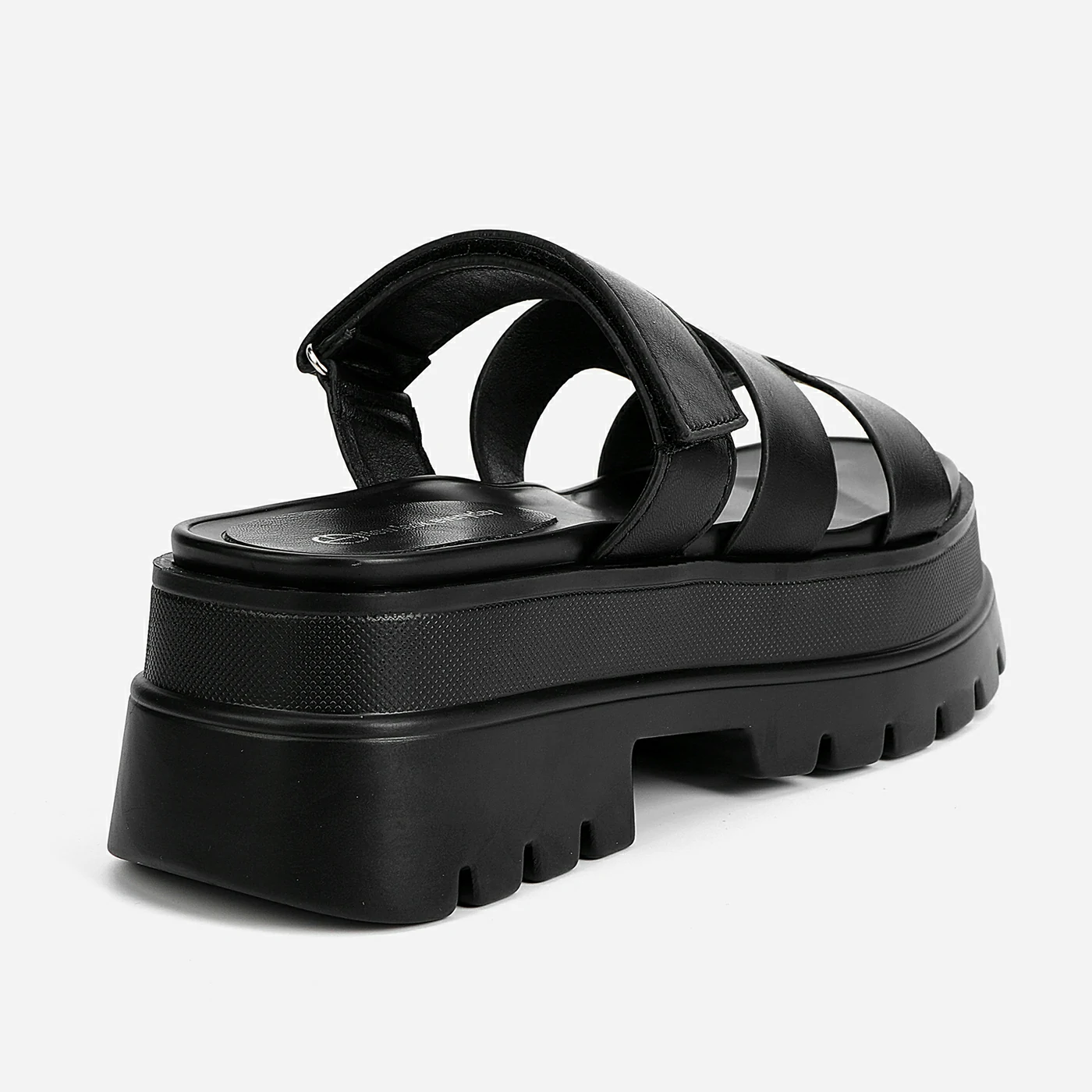 כפכף פלטפורמה שחור 37