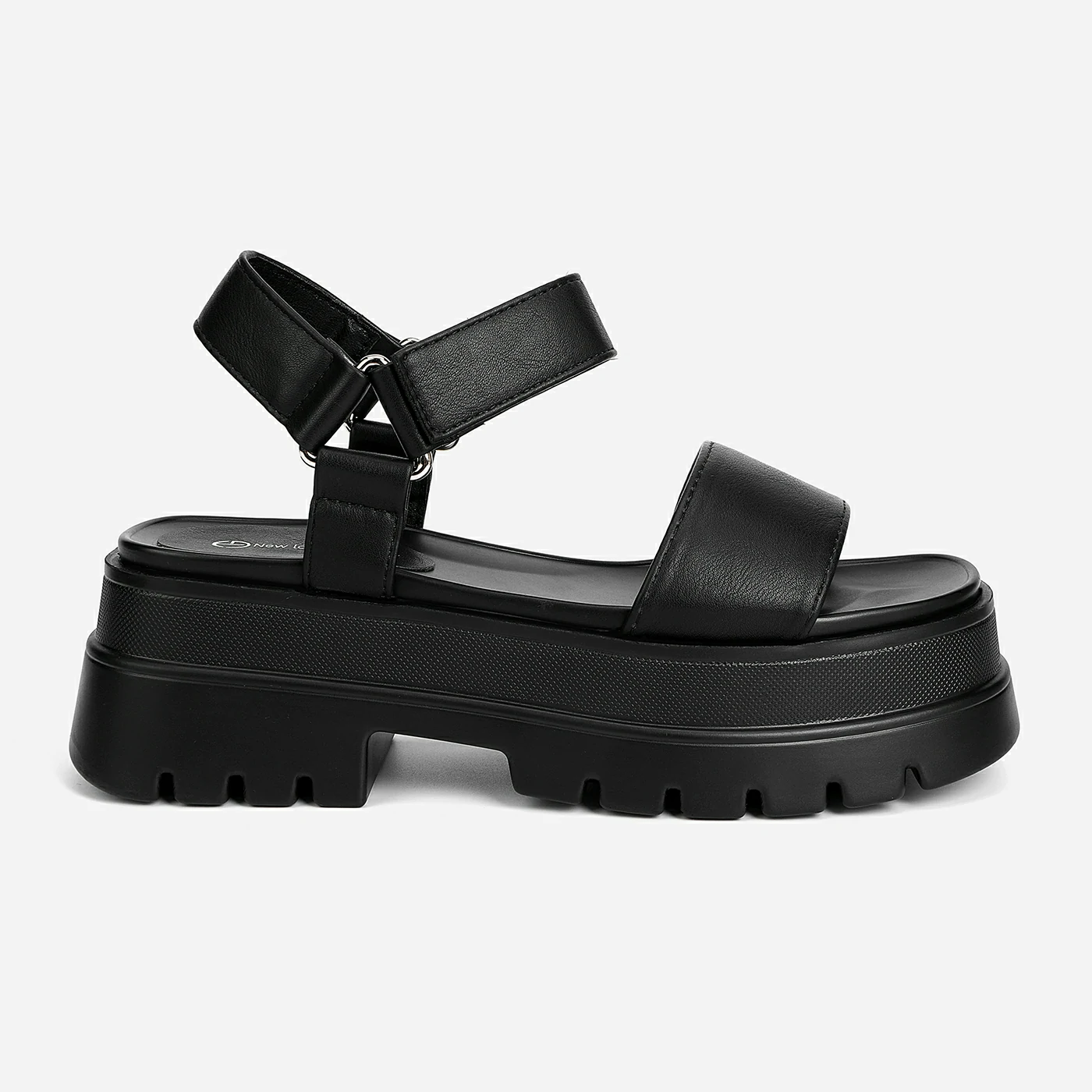 סנדל פלטפורמה שחור 37