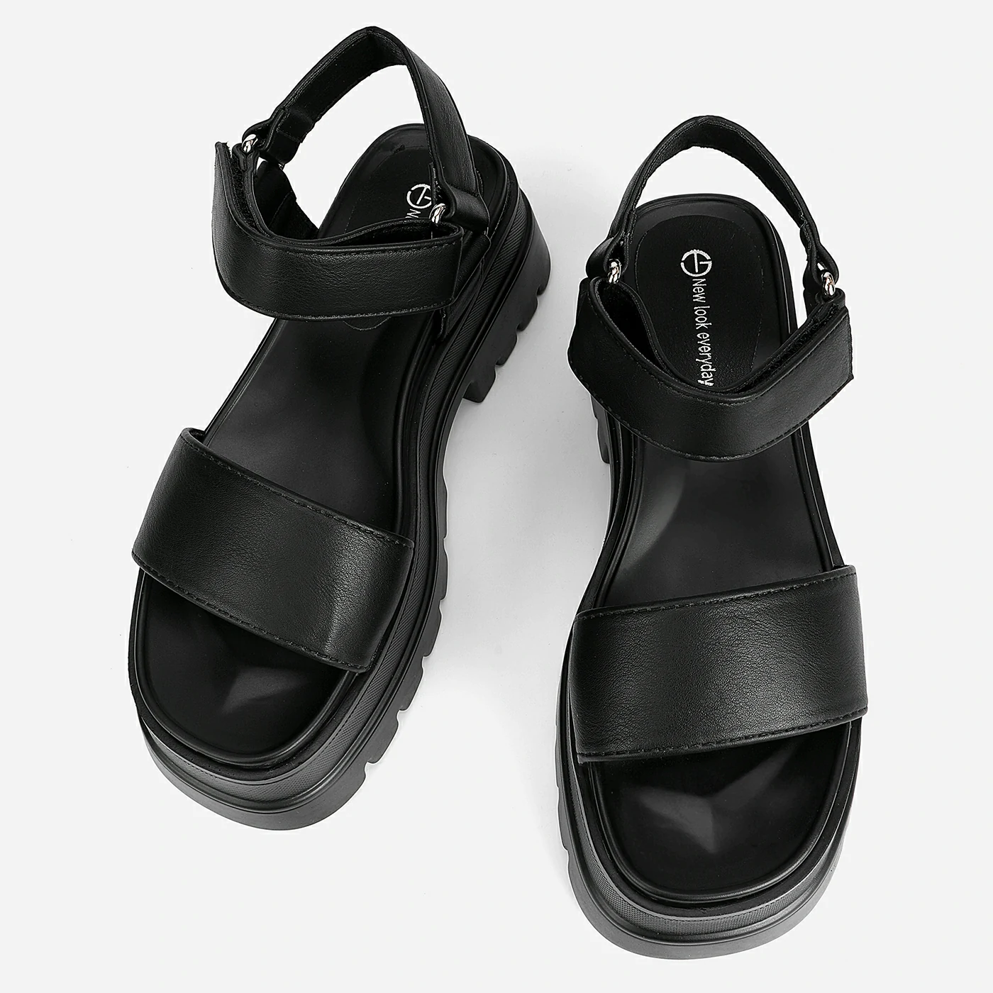 סנדל פלטפורמה שחור 37