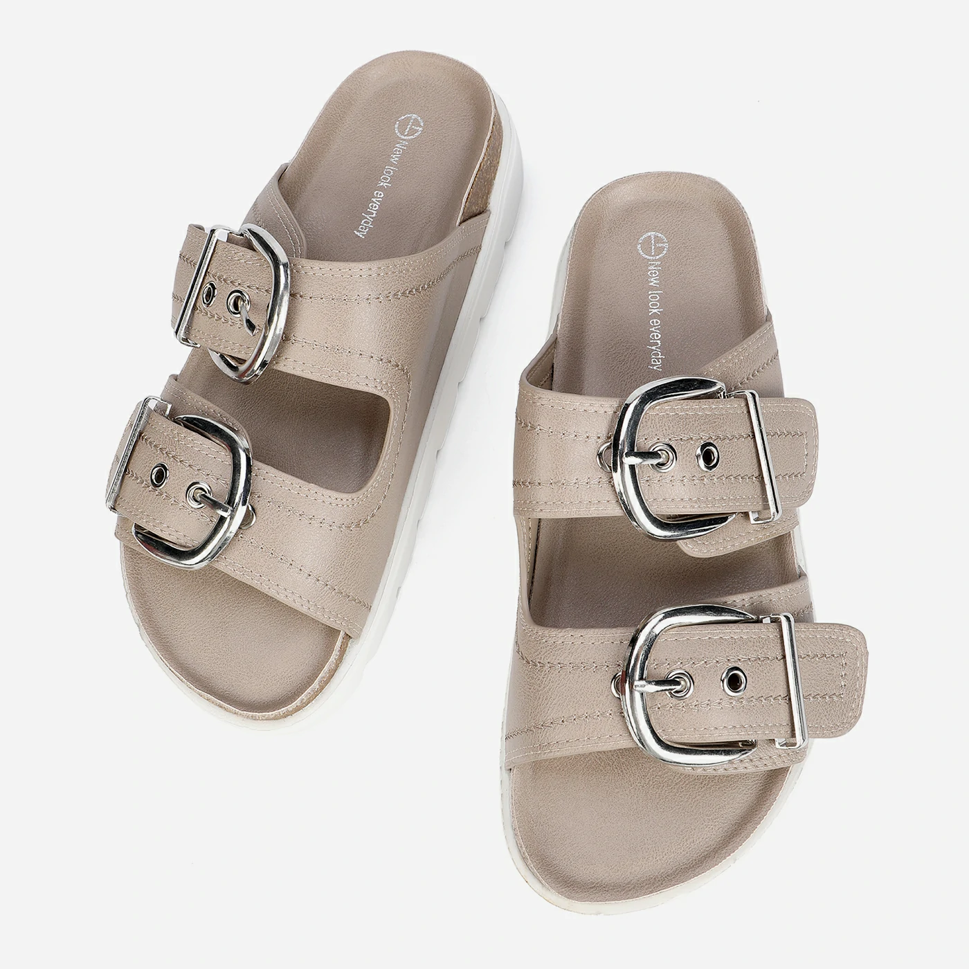 כפכף פלטפורמה חאקי 39