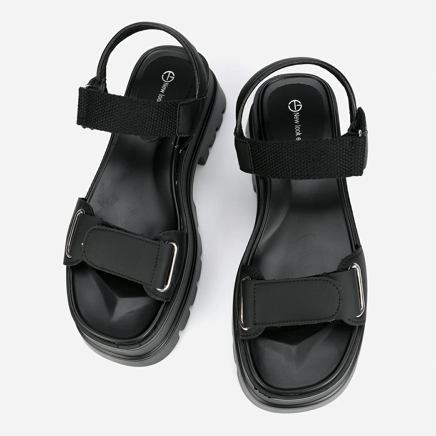 סנדל פלטפורמה שחור 41