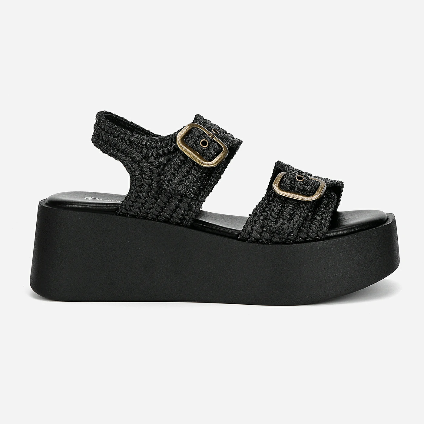 סנדל פלטפורמה שחור 36