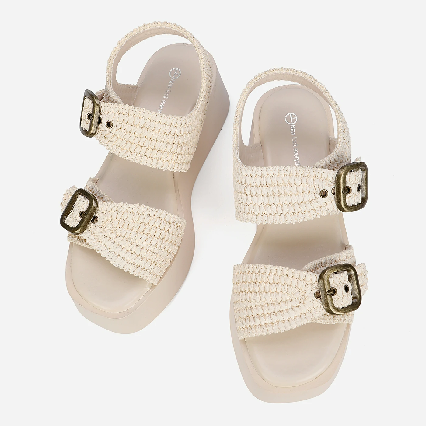 סנדל פלטפורמה בז 38