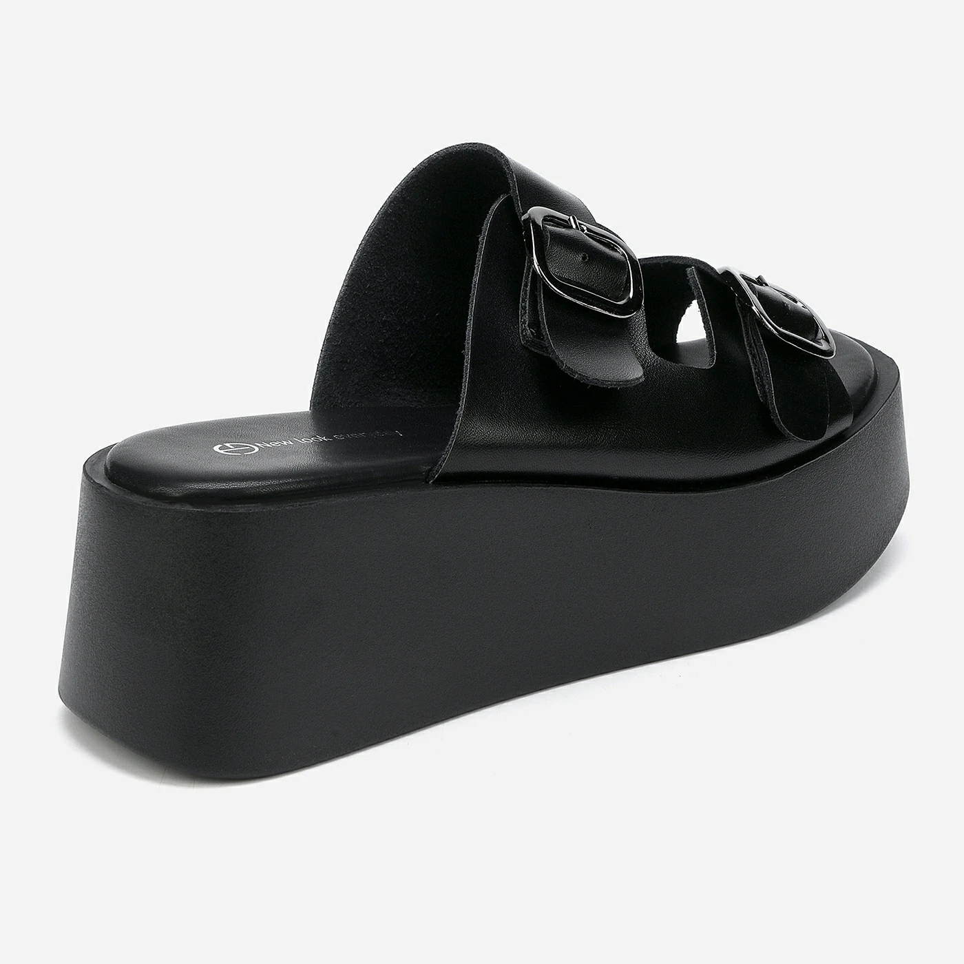 כפכף פלטפורמה שחור 36