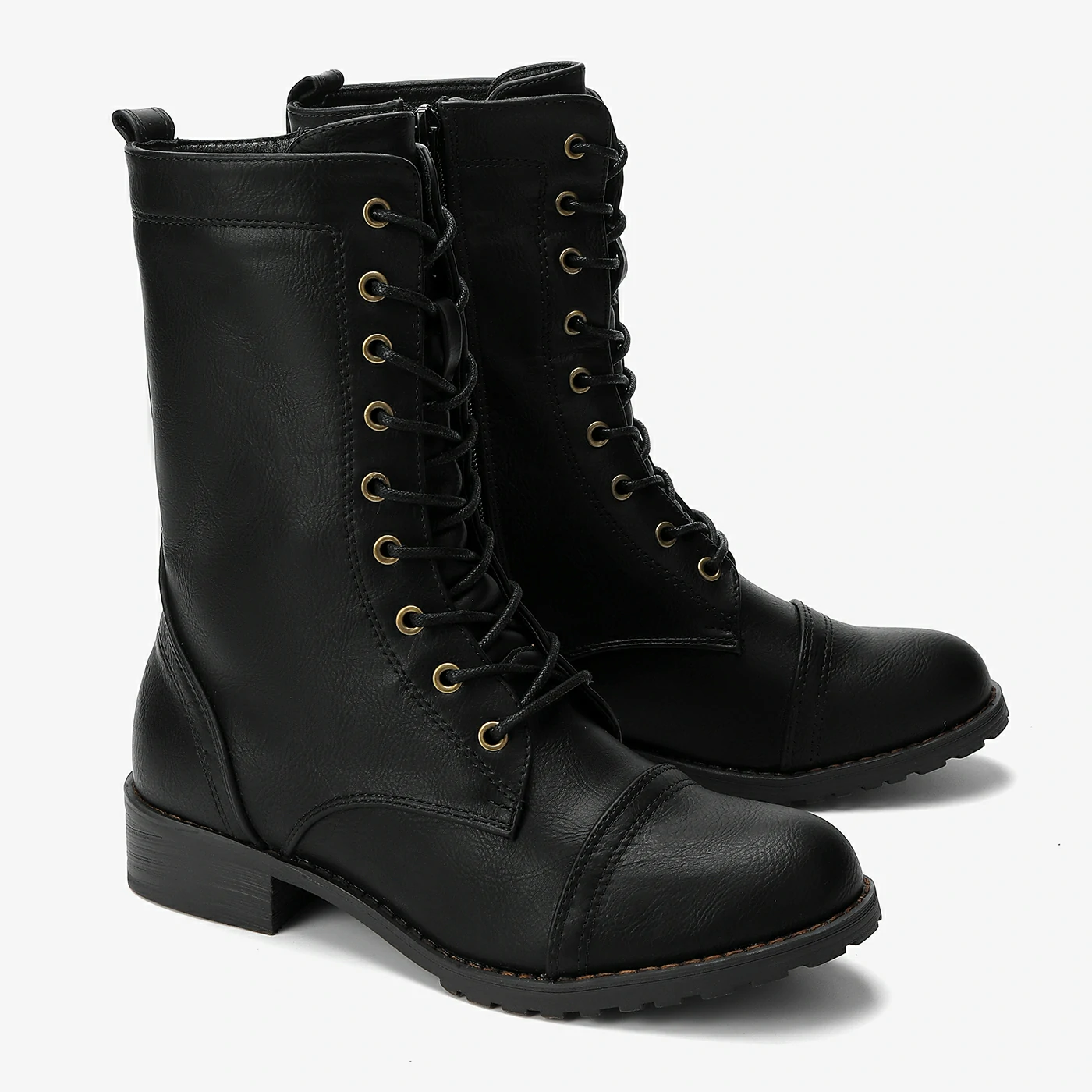 מגף שטוח שחור 37