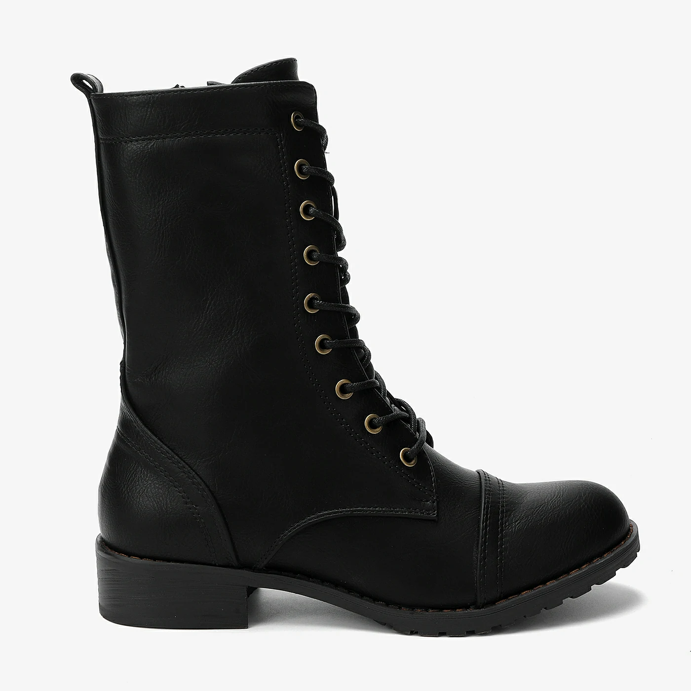 מגף שטוח שחור 37