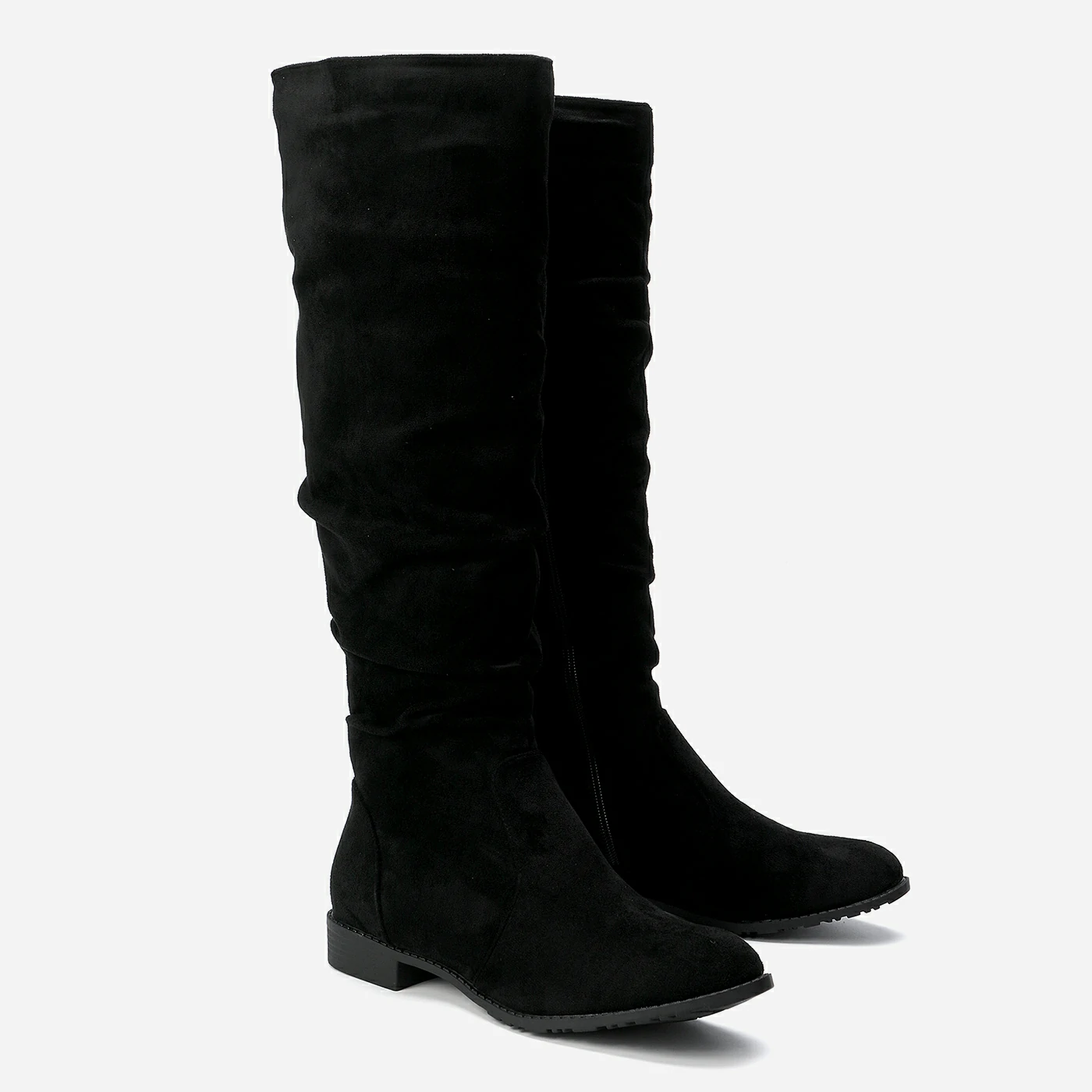 מגף שטוח שחור 37