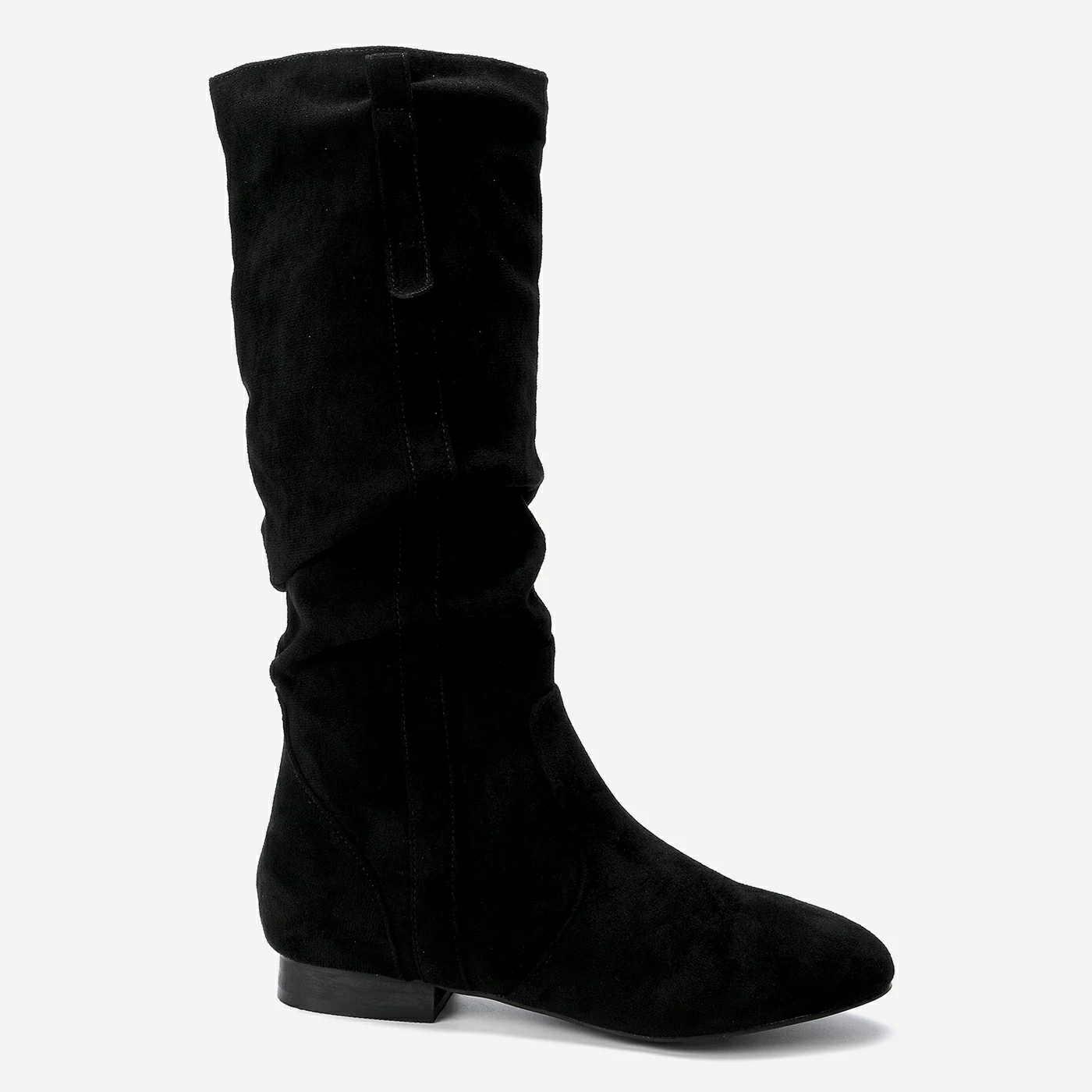 מגף שטוח שחור 38