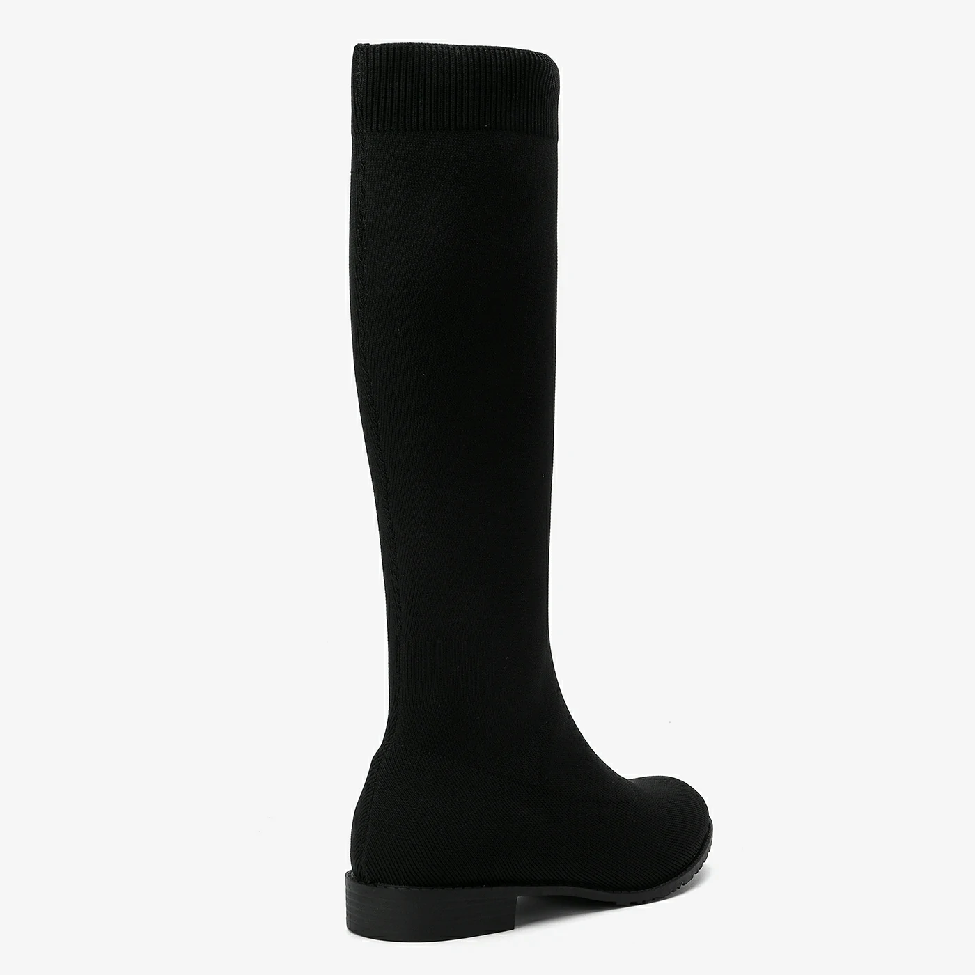 מגף שטוח שחור 36