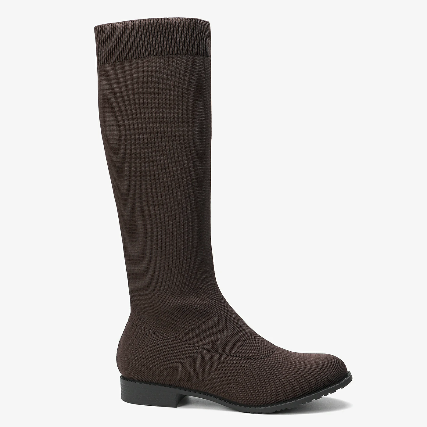 מגף שטוח חום 37