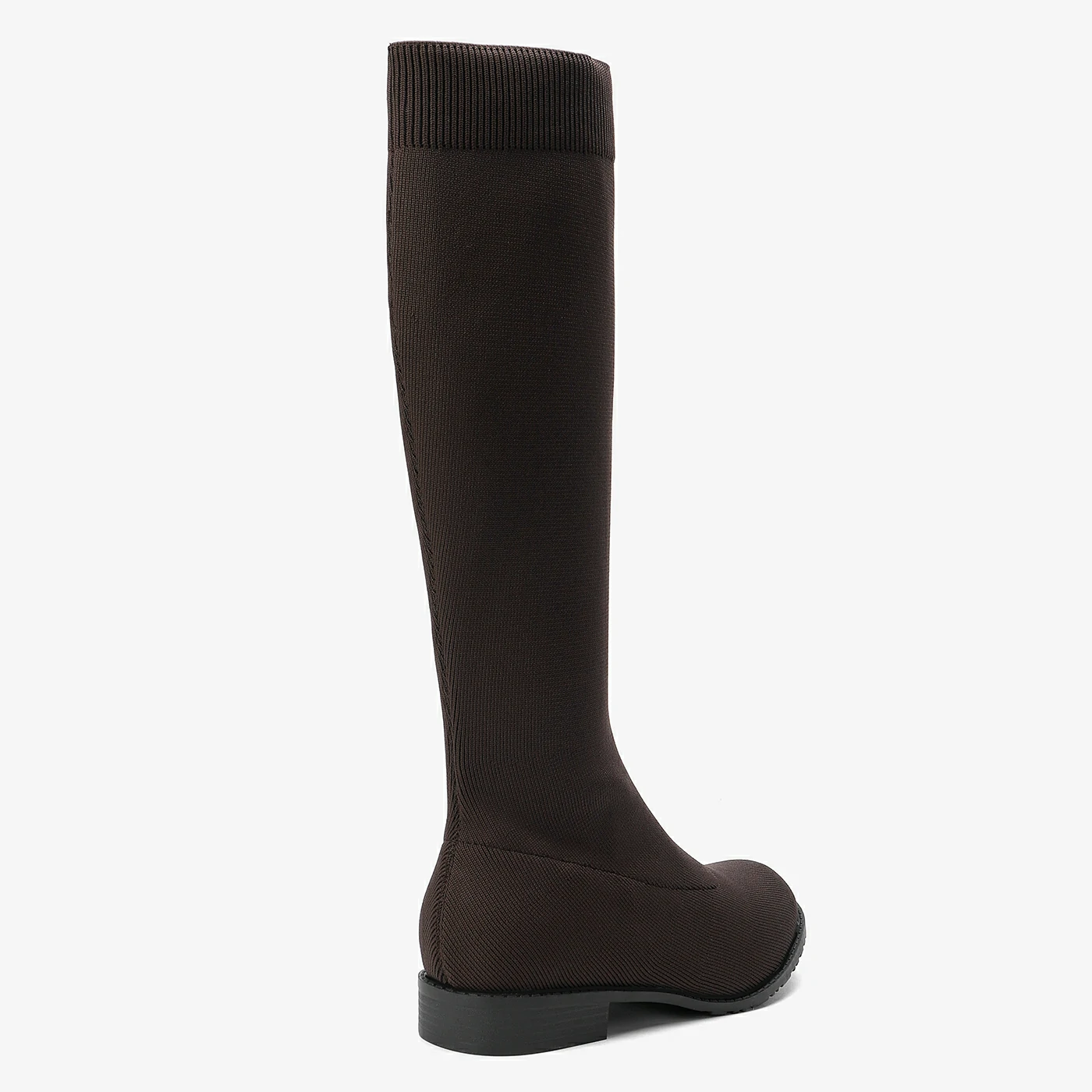 מגף שטוח חום 37