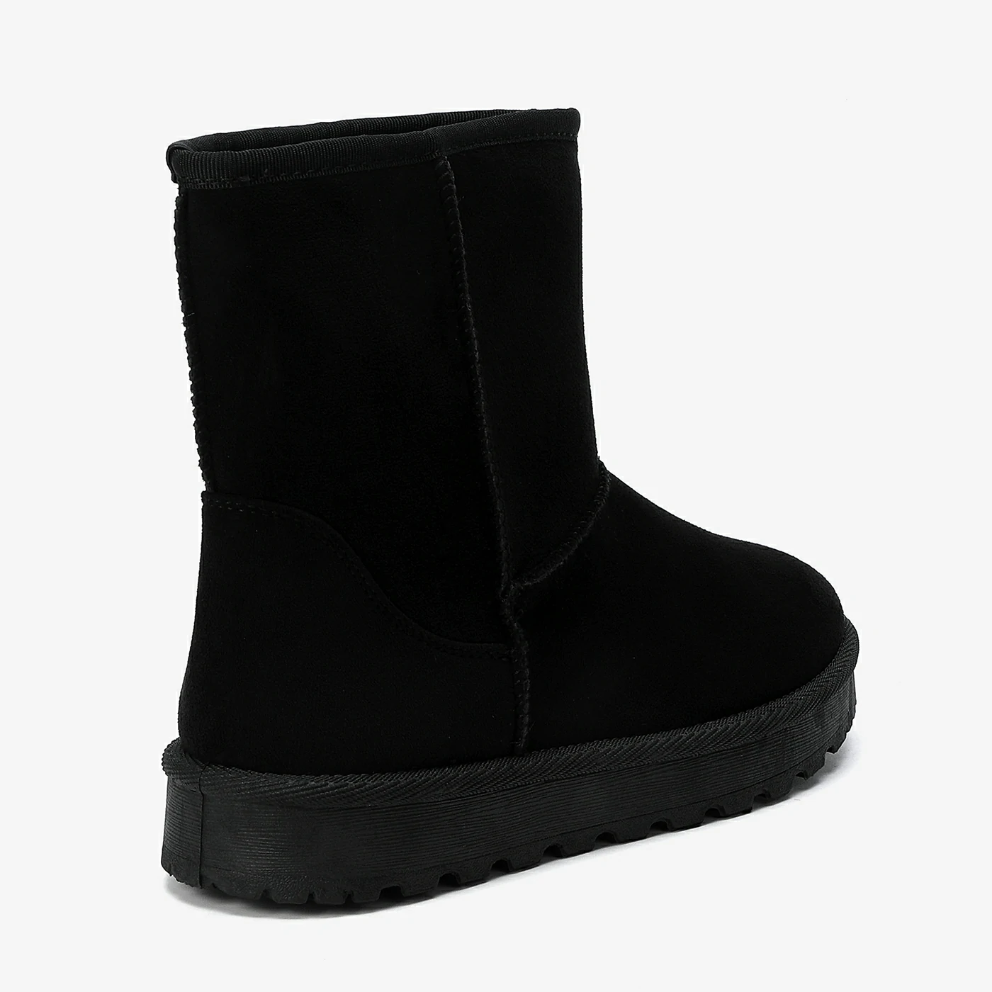 מגף שטוח שחור 38