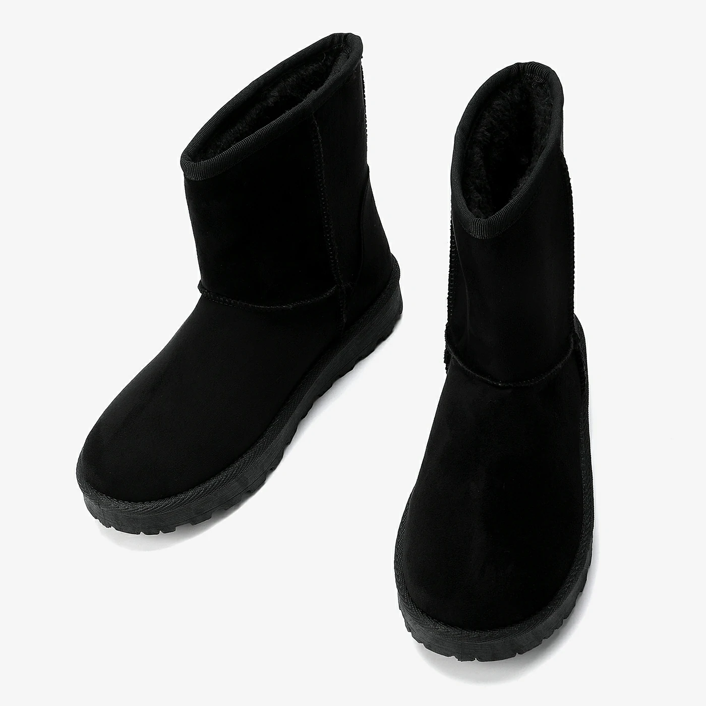 מגף שטוח שחור 38