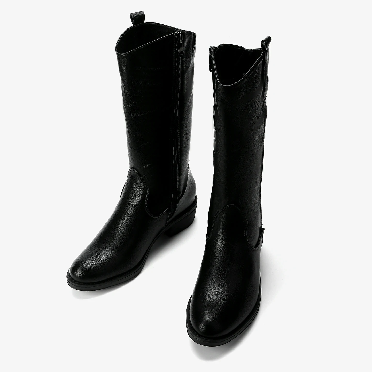 מגף עקב שחור 37