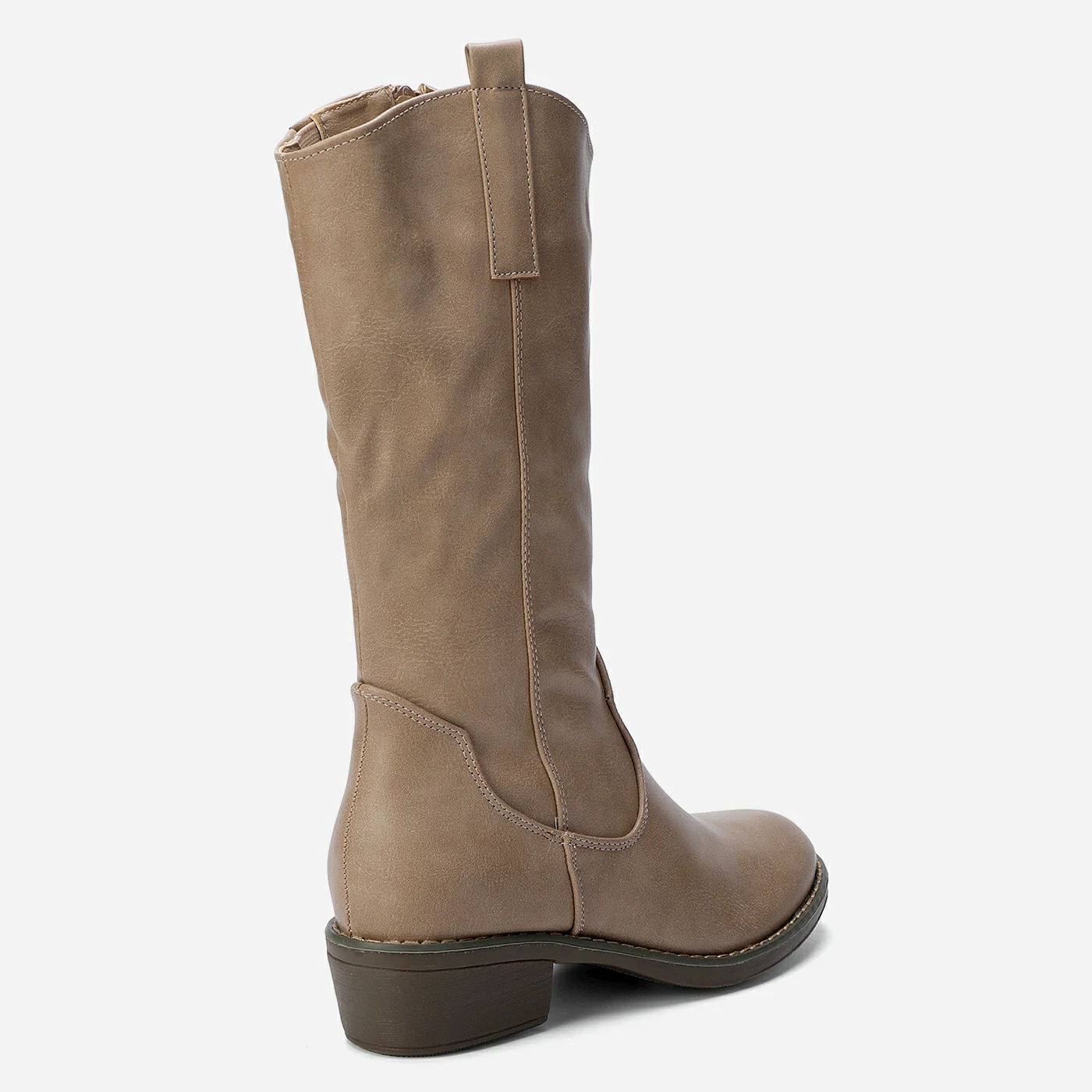 מגף עקב חאקי 41