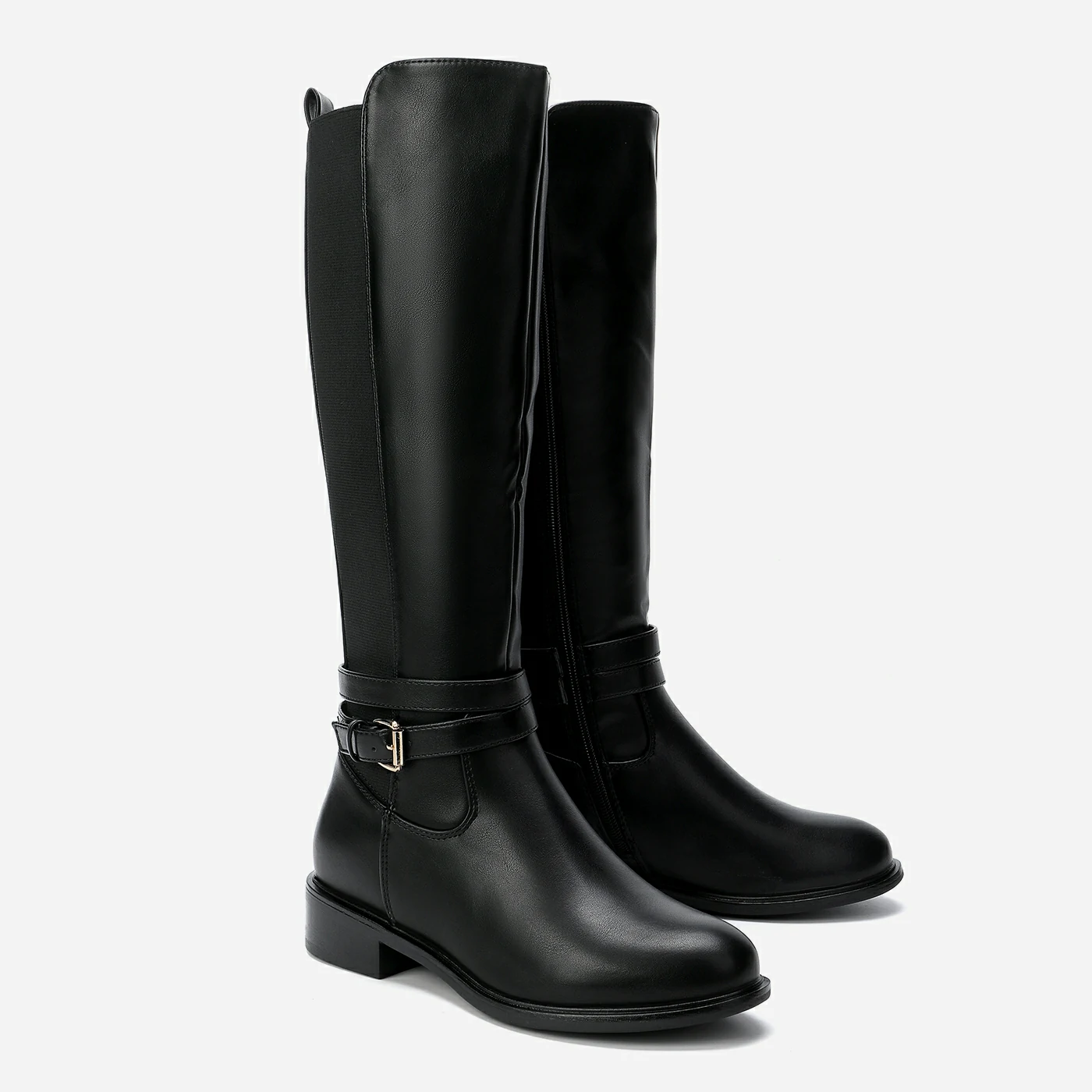 מגף עקב שחור 37