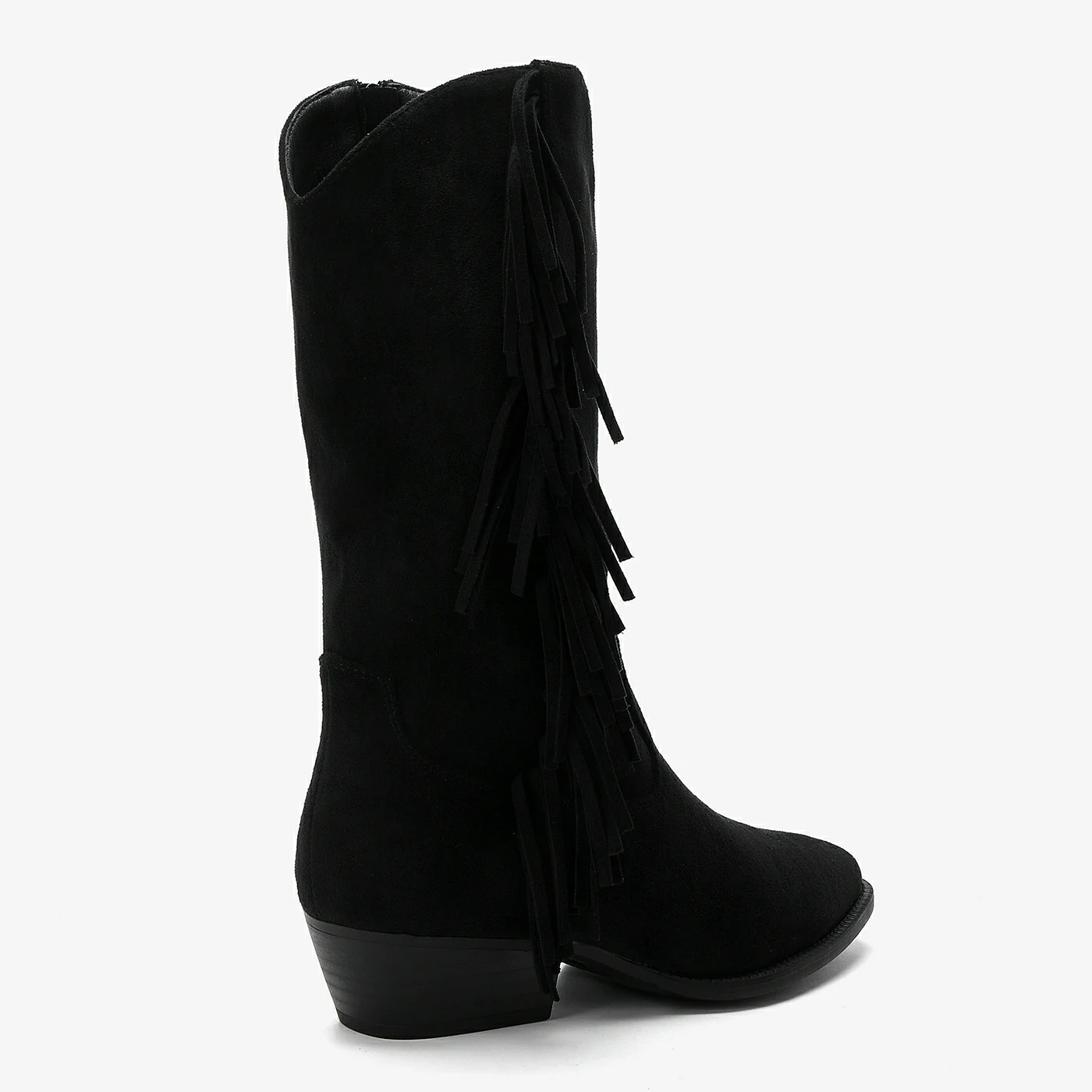 מגף עקב שחור 40