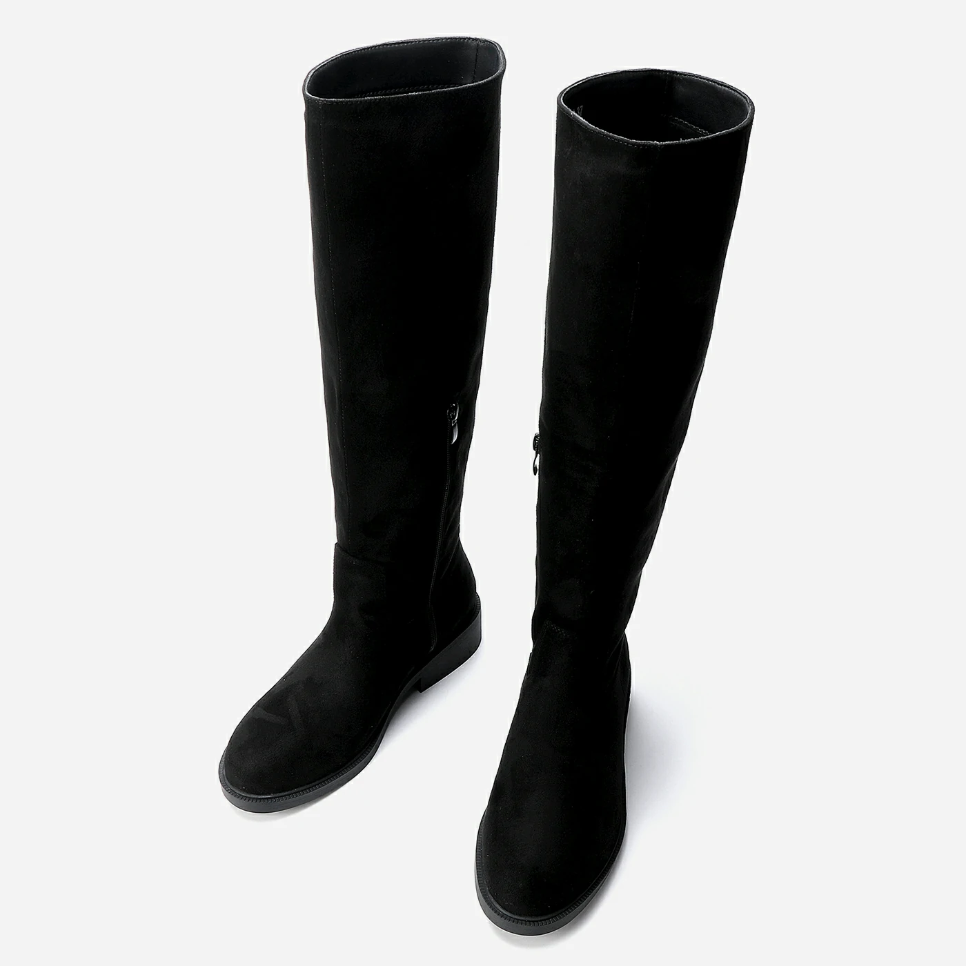 מגף עקב שחור 38