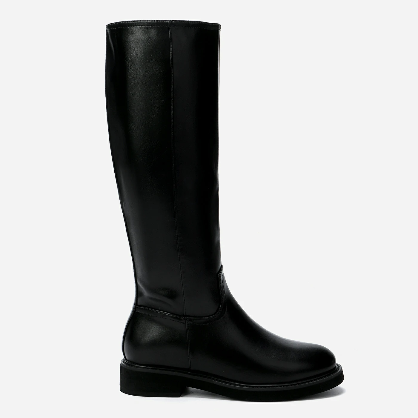 מגף שטוח שחור 38