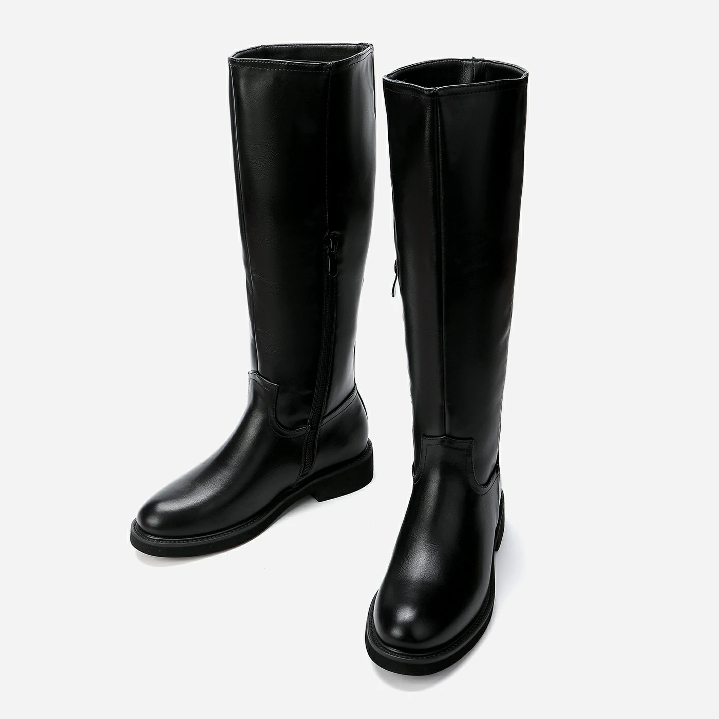 מגף שטוח שחור 38