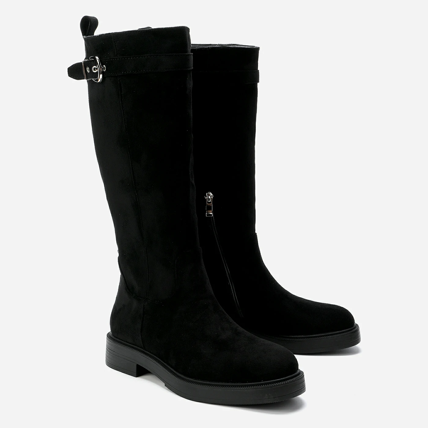 מגף עקב שחור 37