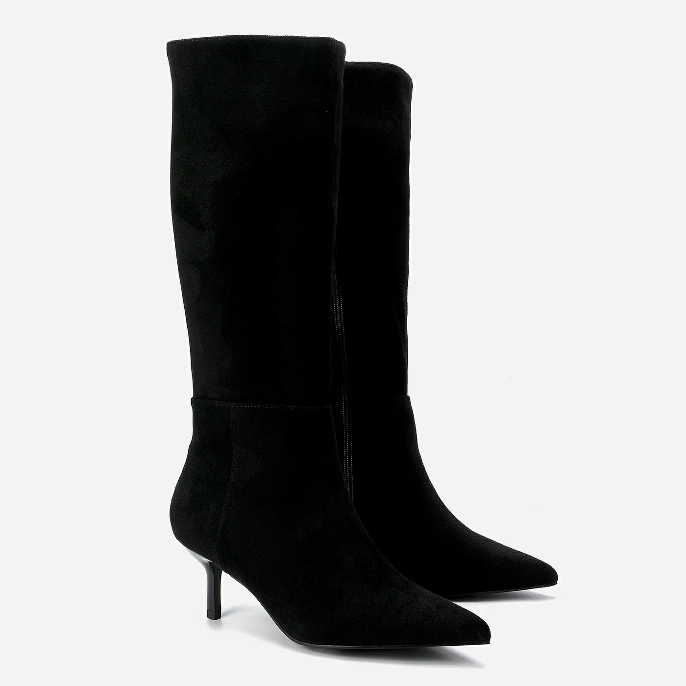 מגף עקב שחור 39