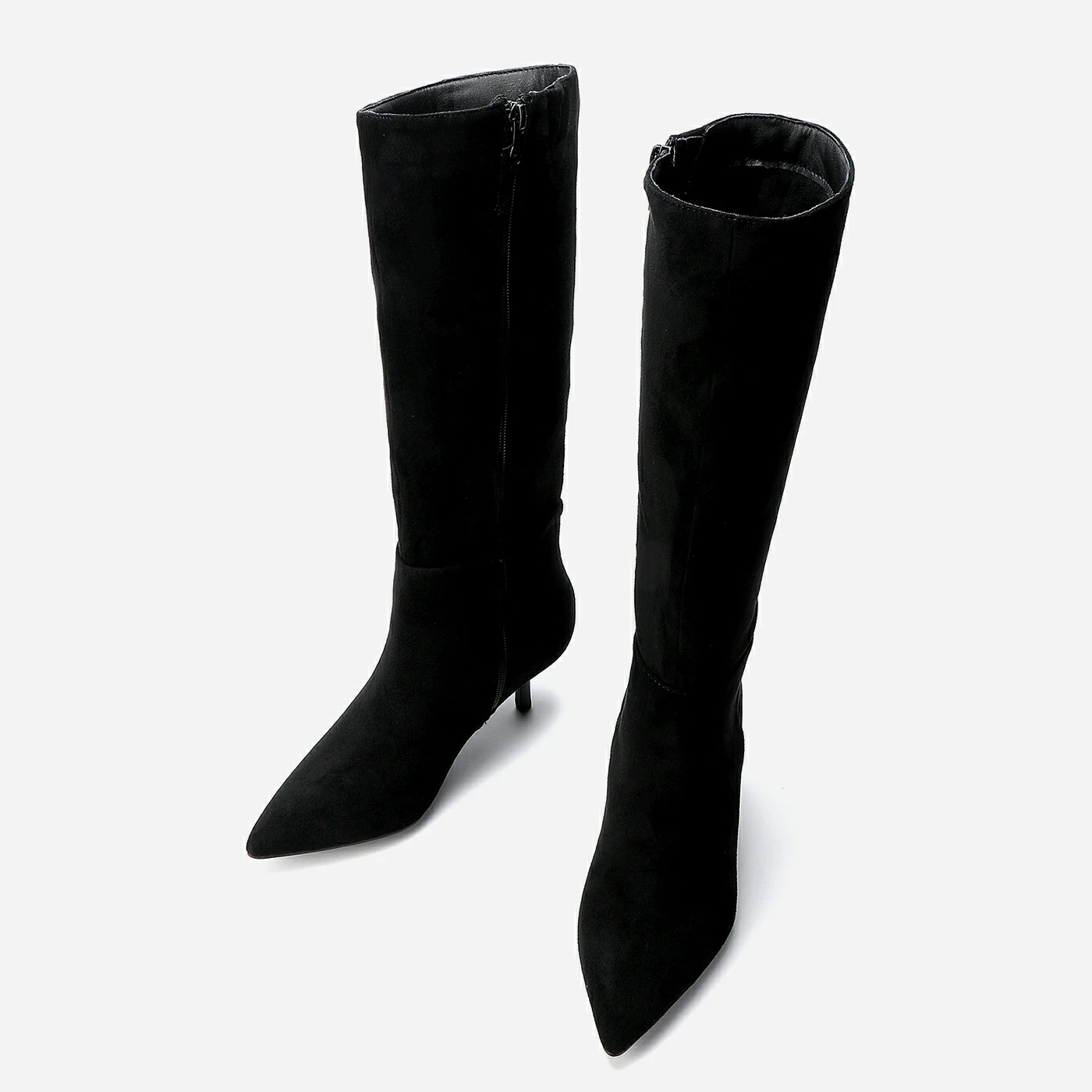 מגף עקב שחור 39