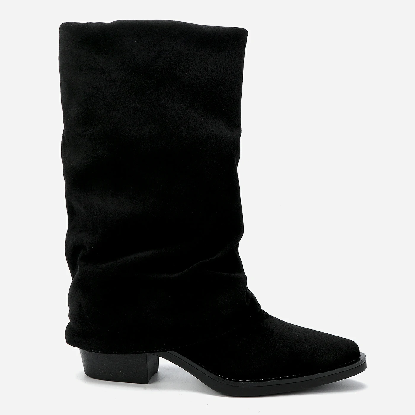 מגף עקב שחור 39