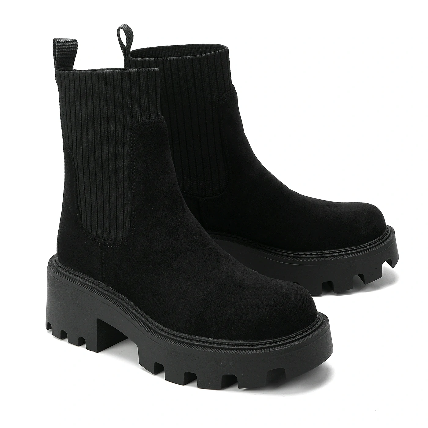 מגפון עקב שחור זמש 41