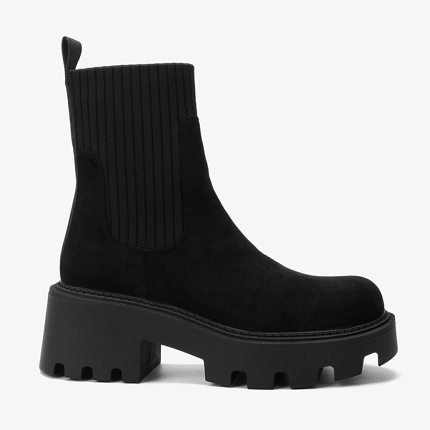 מגפון עקב שחור זמש 41