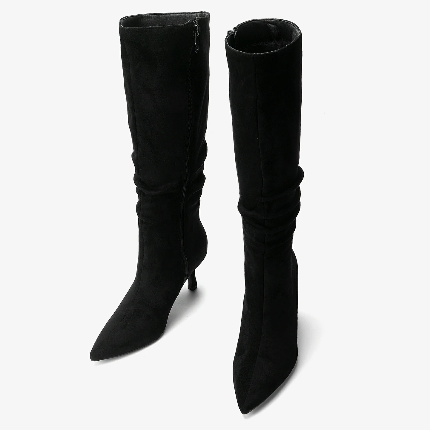 מגף עקב שחור 37