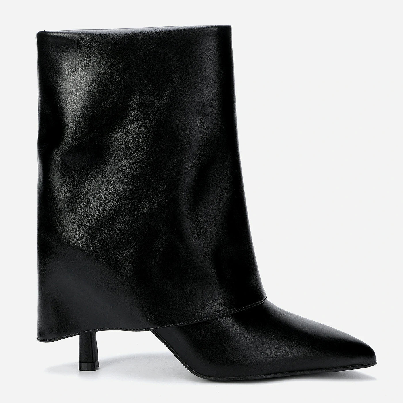 מגף עקב שחור 38