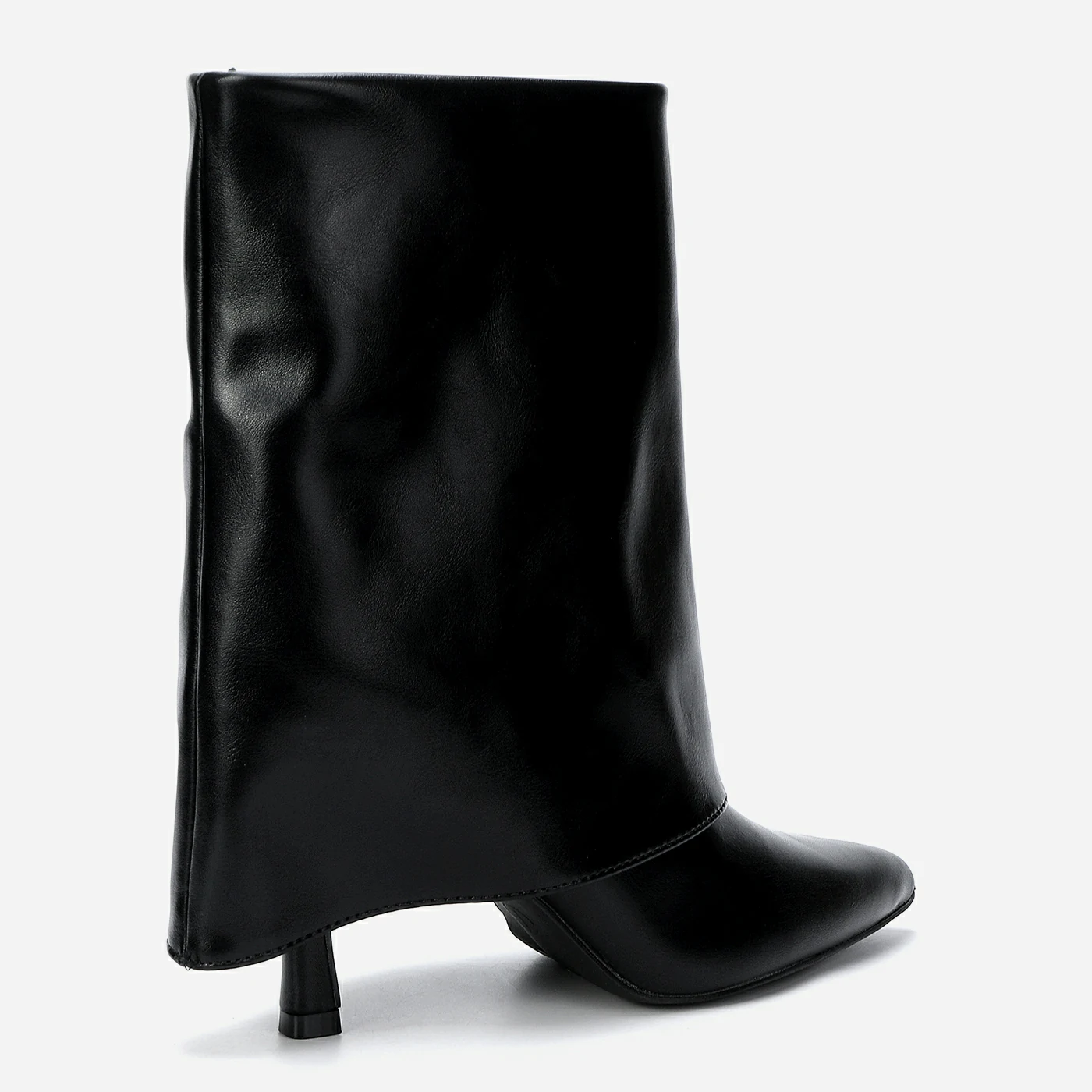 מגף עקב שחור 38