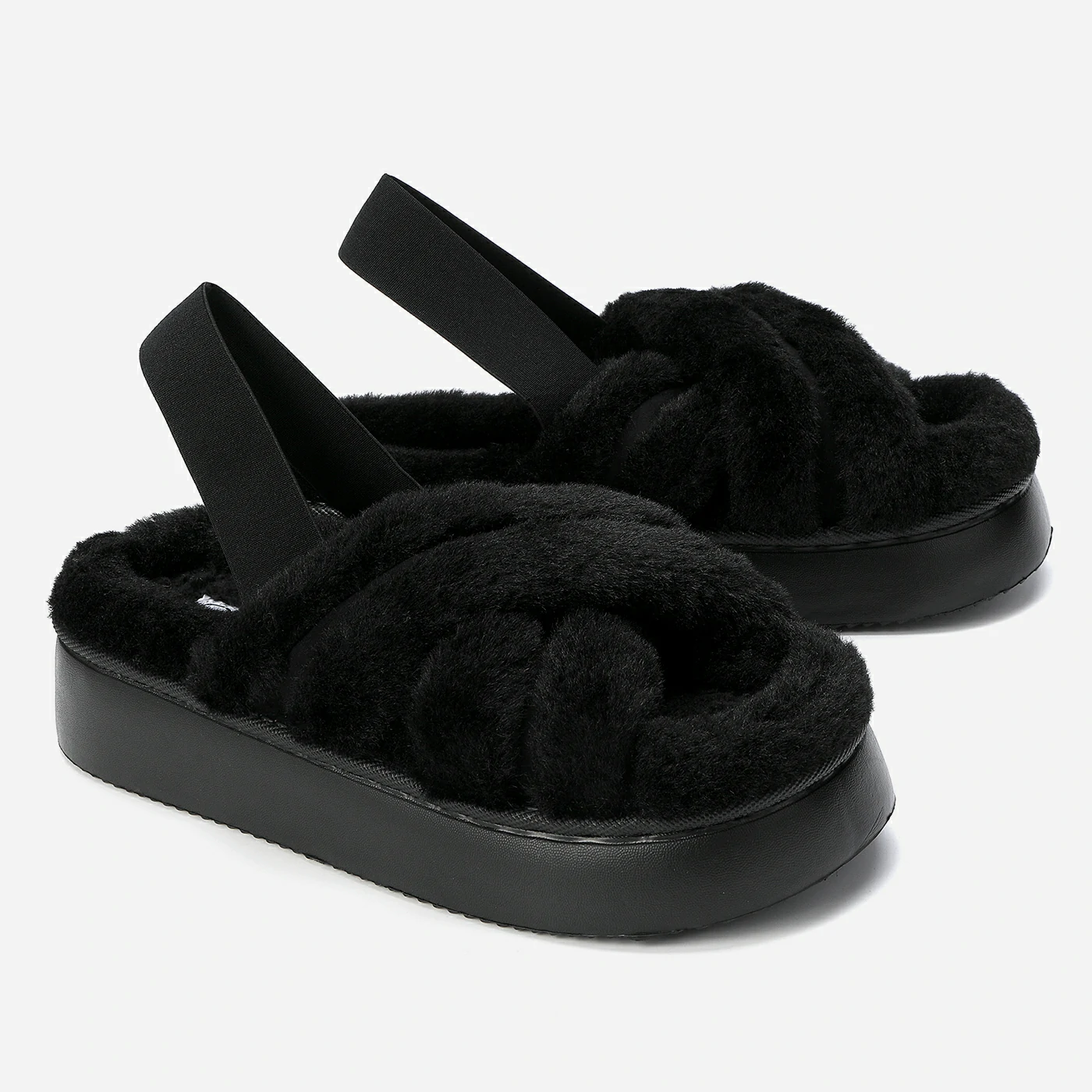 נעלי בית שחור 38