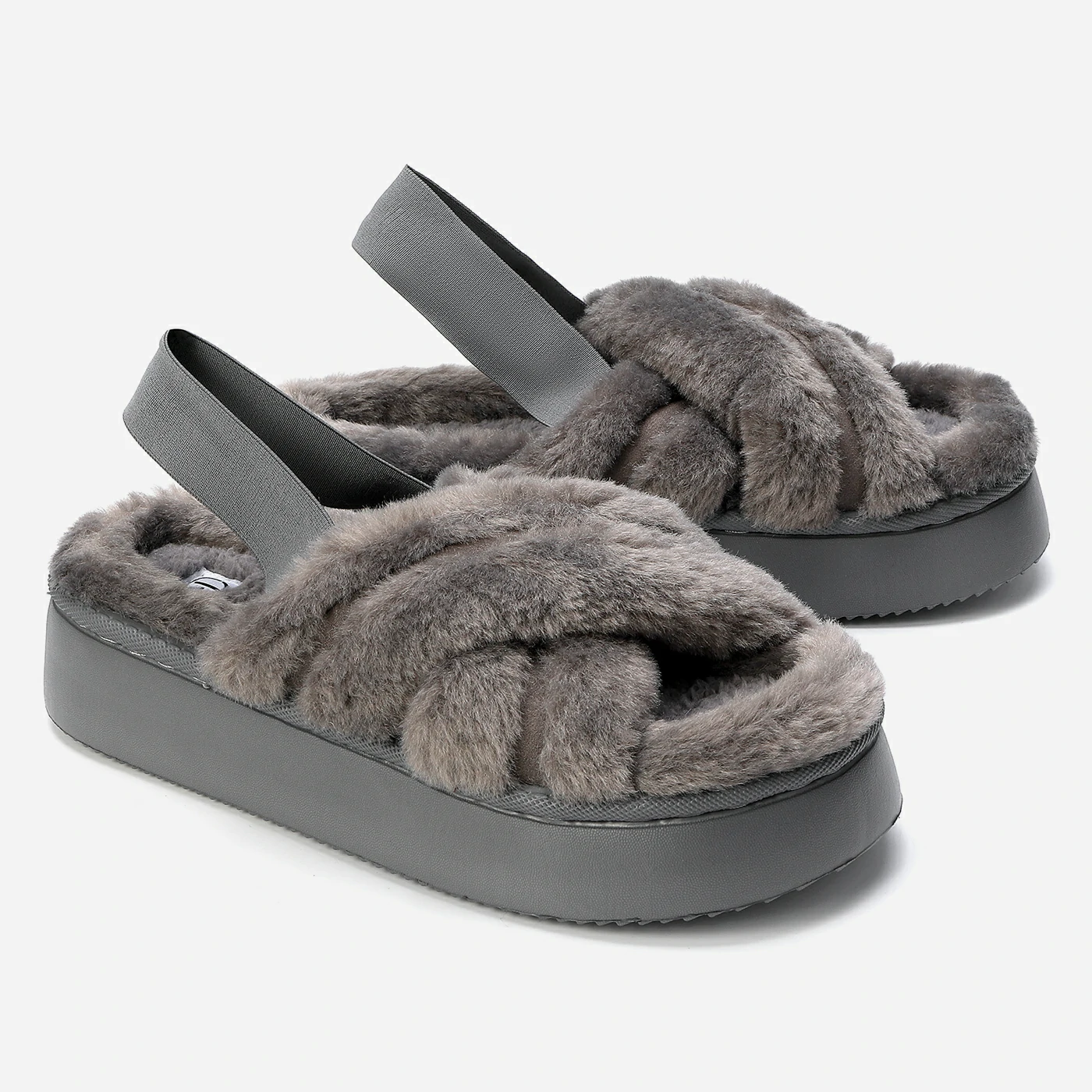 נעלי בית אפור 40