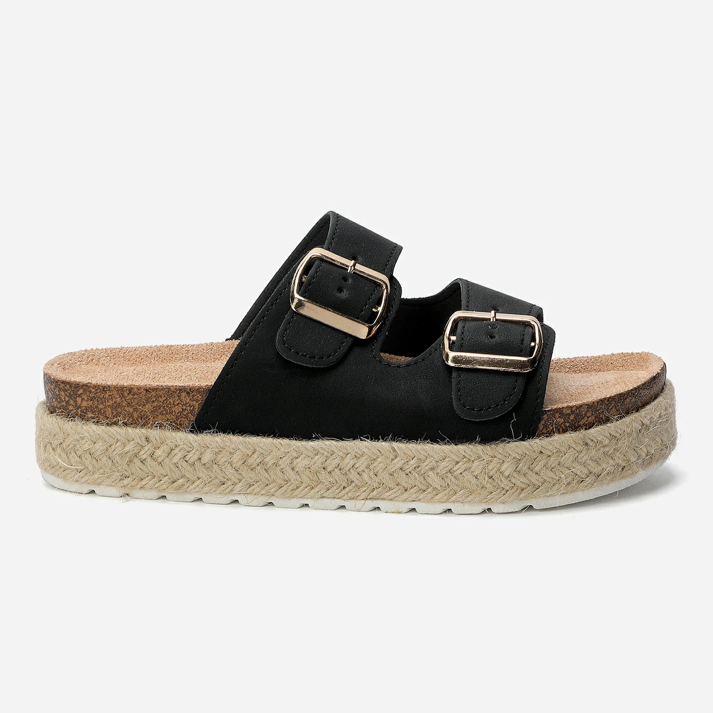 כפכף פלטפורמה שחור 37