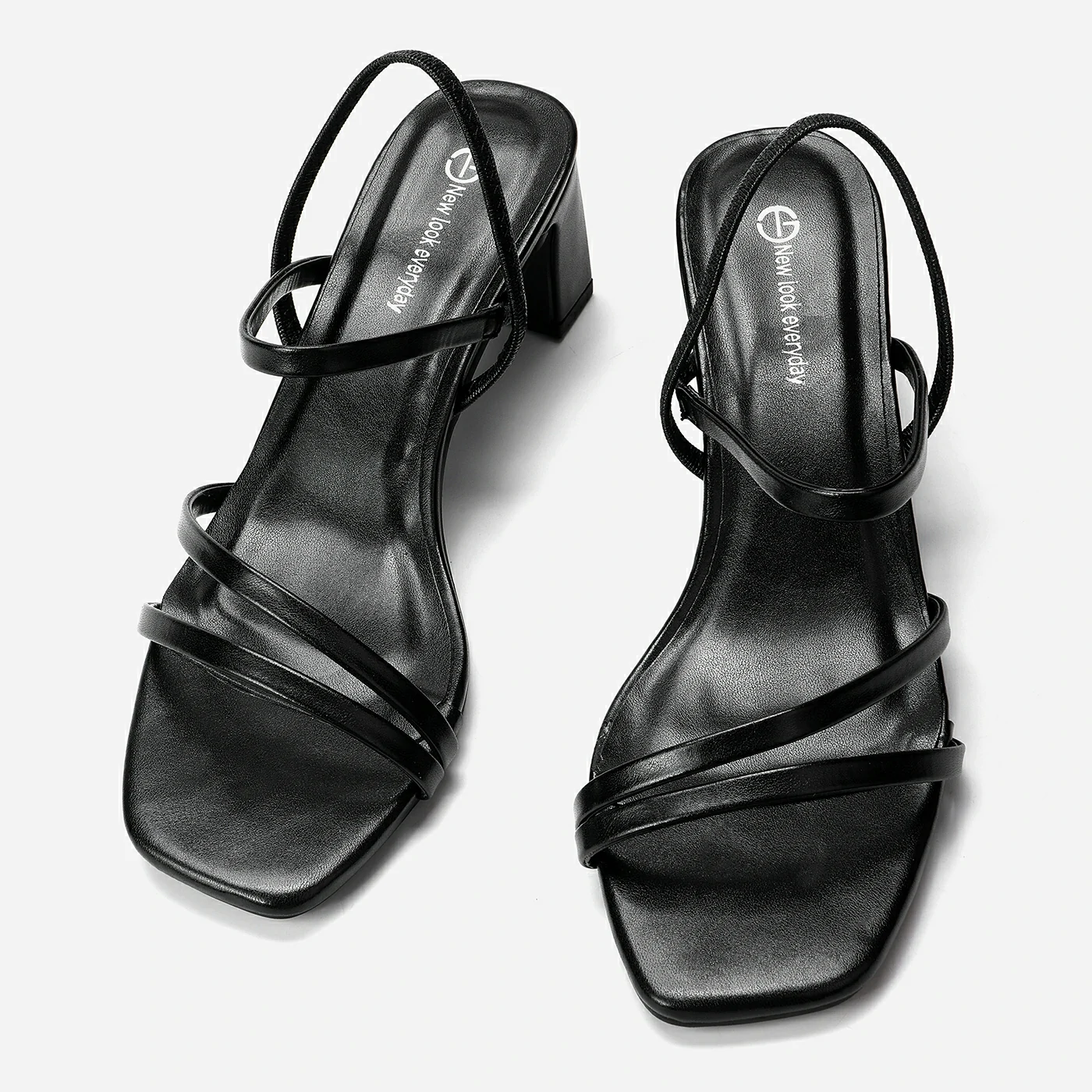 סנדל עקב שחור 41