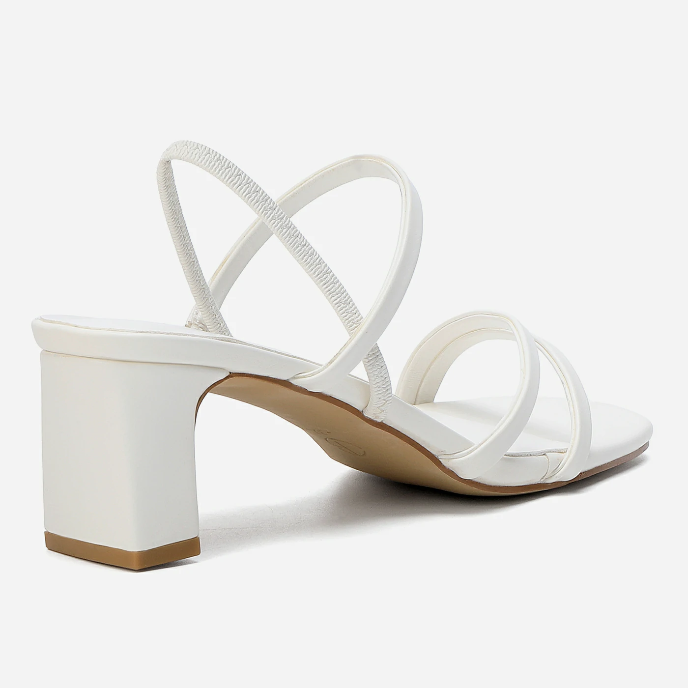 סנדל עקב לבן 36