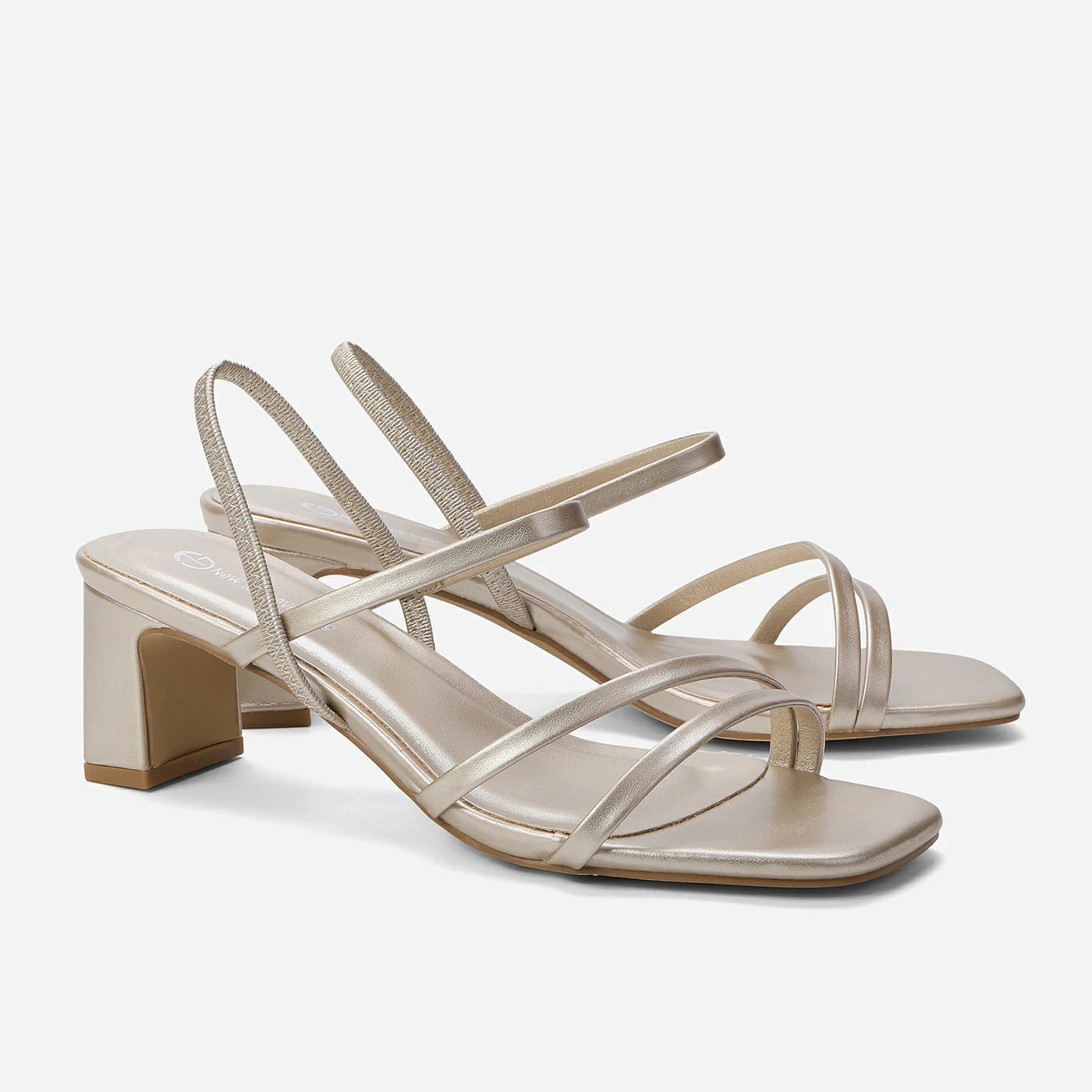 סנדל עקב זהב 36