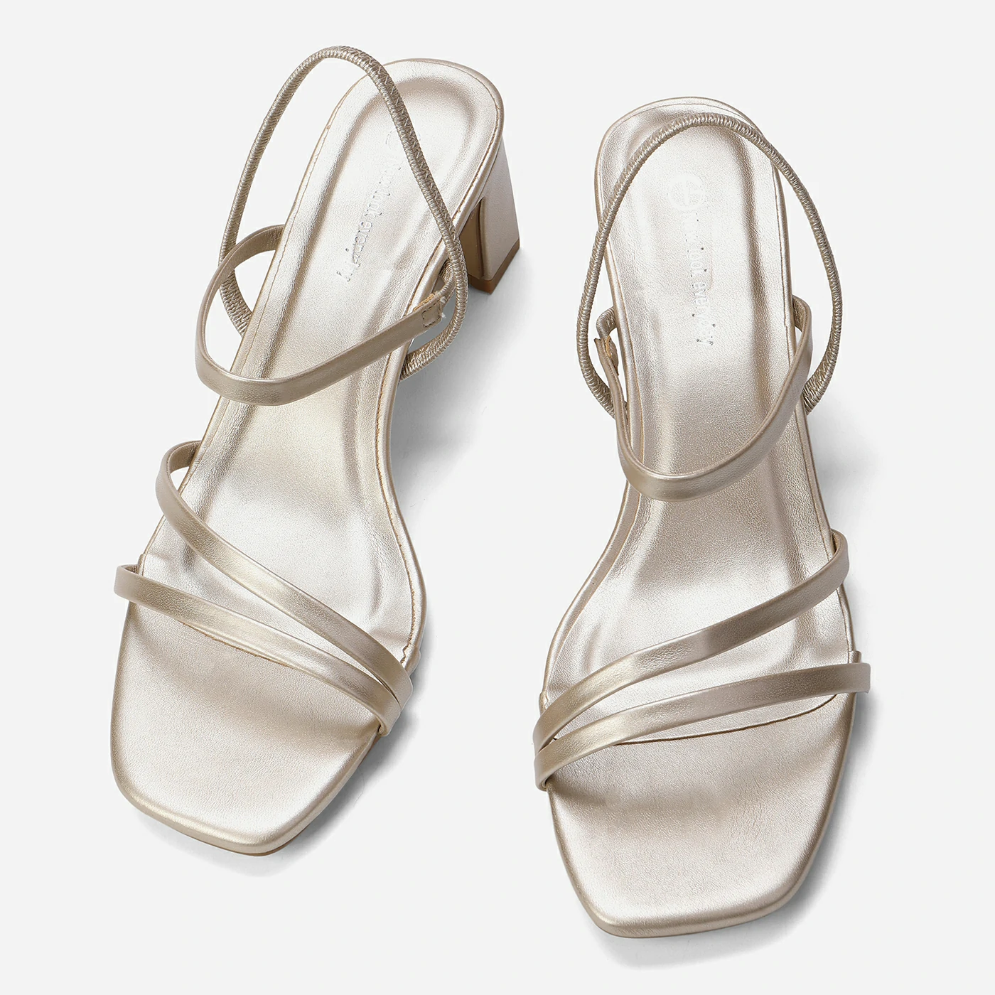 סנדל עקב זהב 36