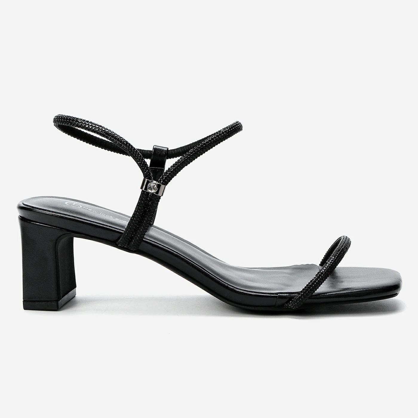 סנדל עקב שחור 37