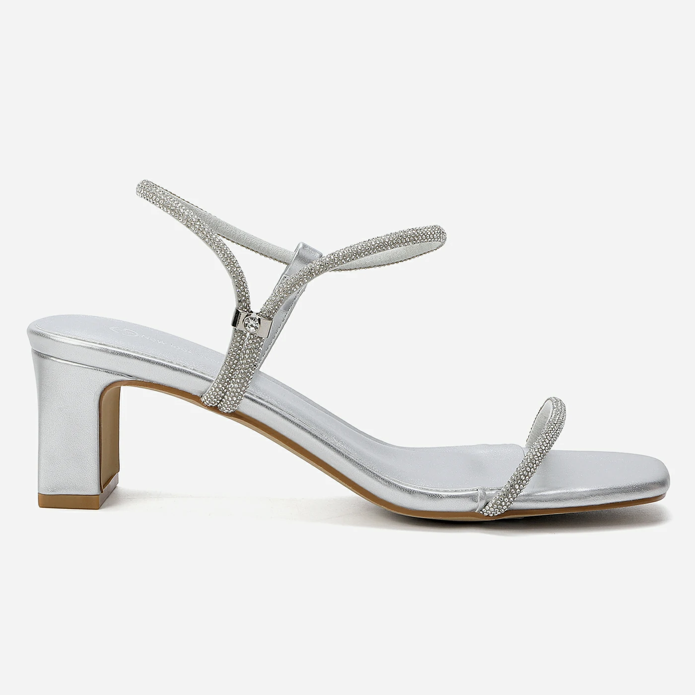 סנדל עקב כסף 40