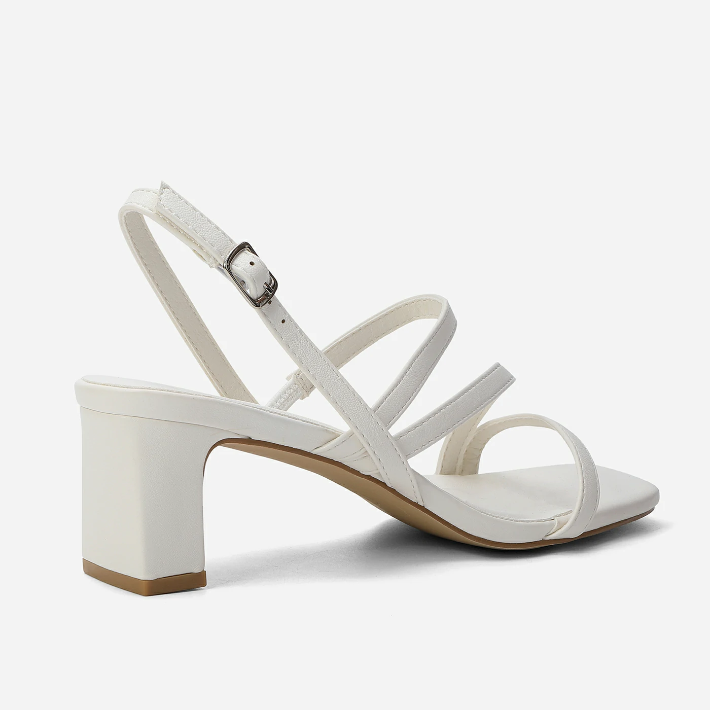 סנדל עקב לבן 37