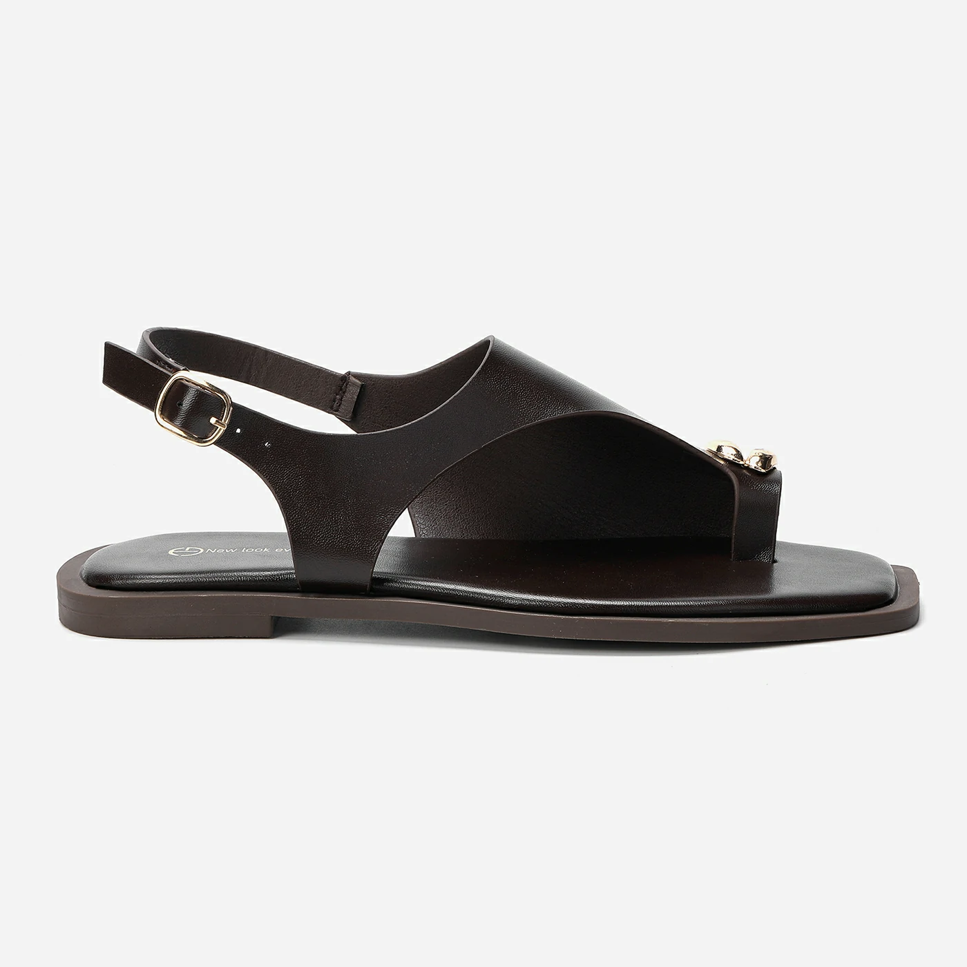 סנדל שטוח חום 41