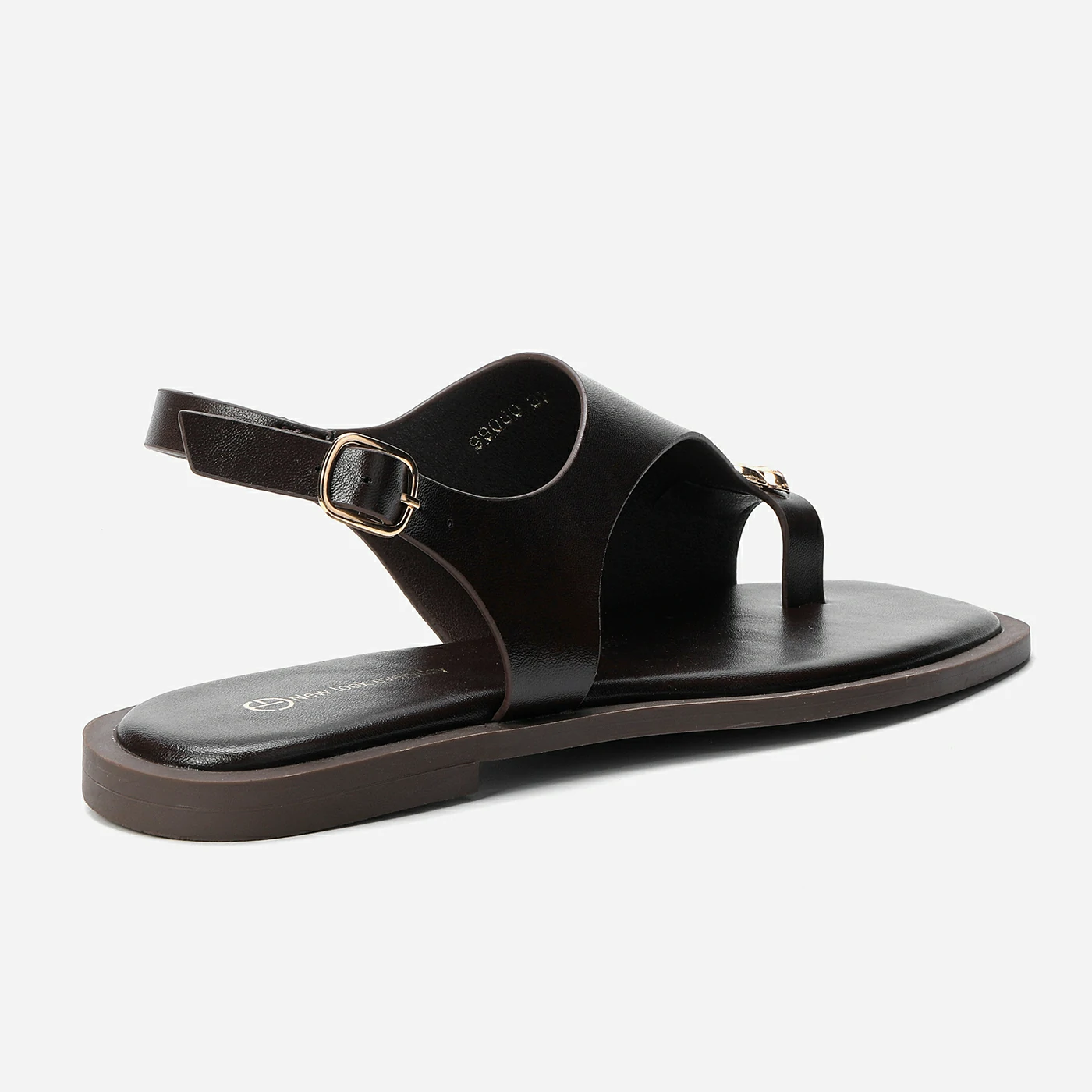 סנדל שטוח חום 41