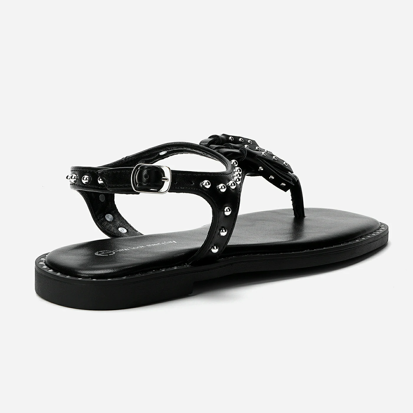 סנדל שטוח שחור 38